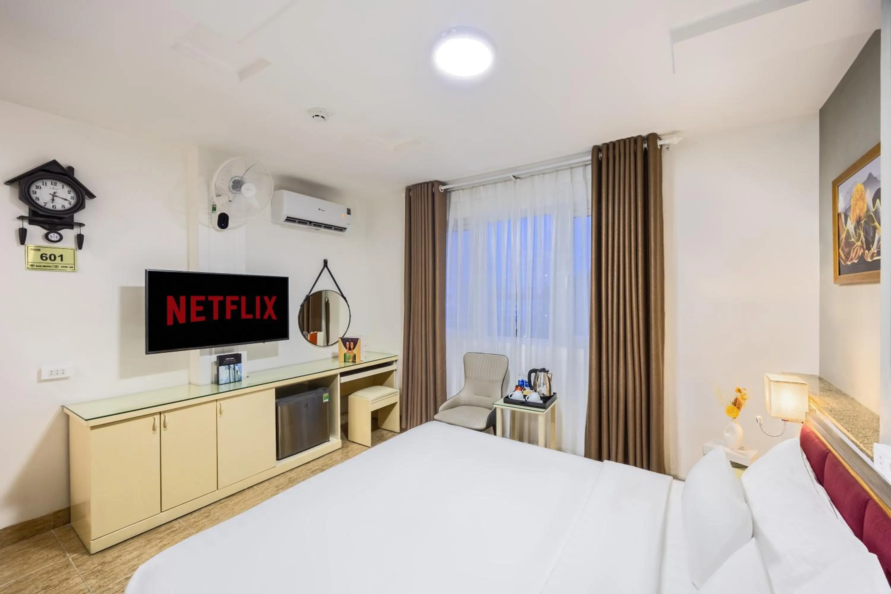Bed in A25 Hotel - 22 Nguyễn Cư Trinh