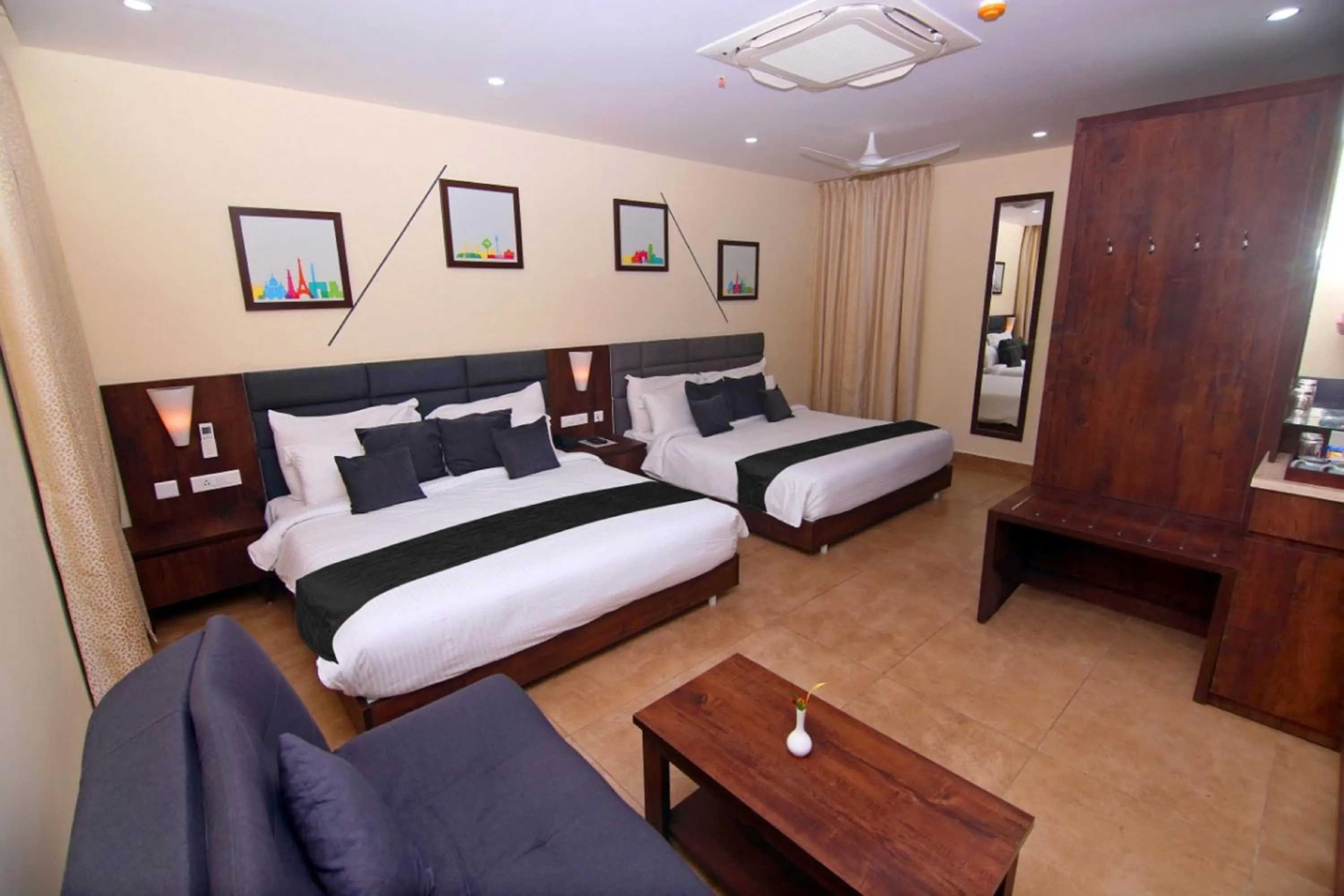 Bed in Anna Residency The Quintessential Boutique Hotel