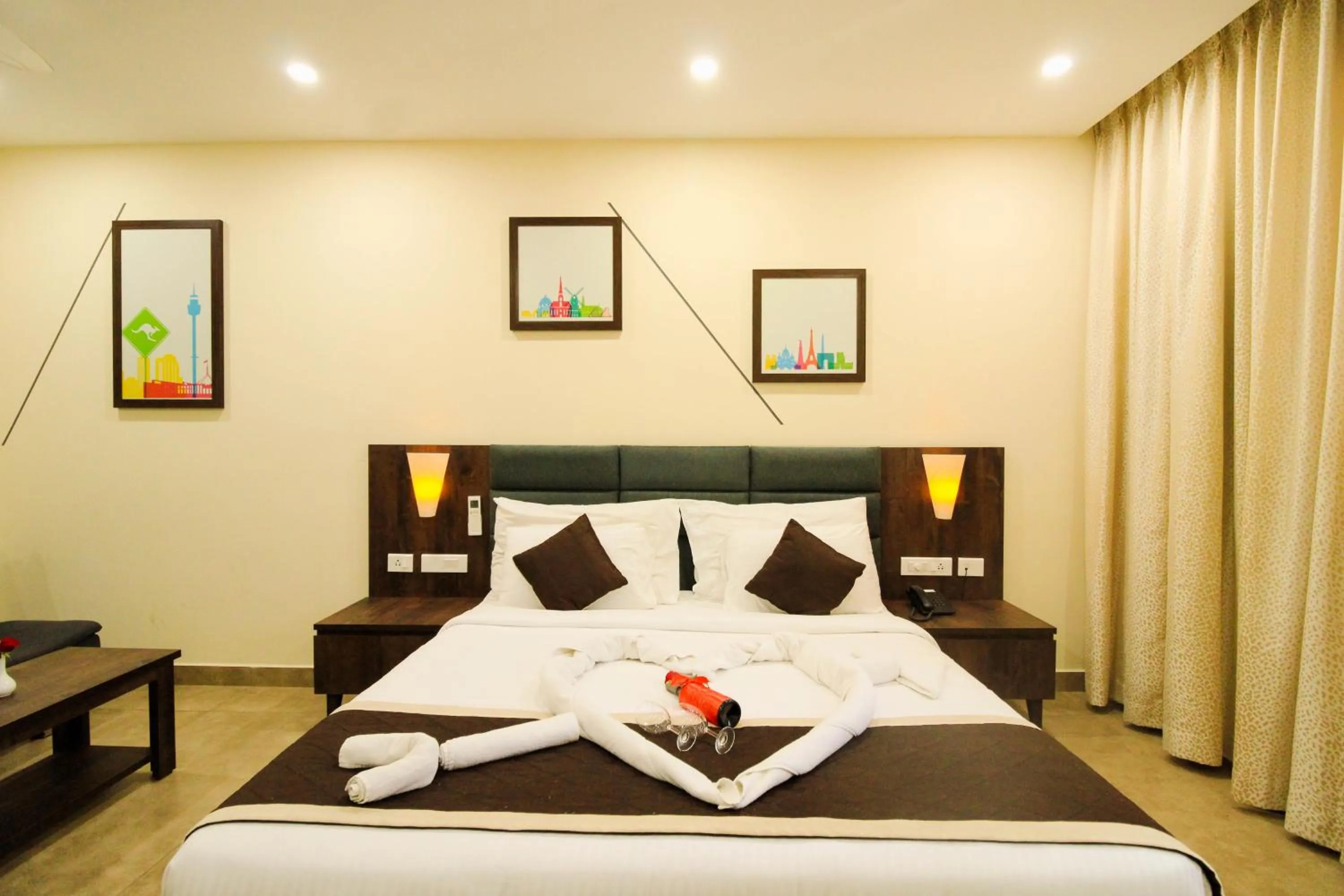 Bed in Anna Residency The Quintessential Boutique Hotel