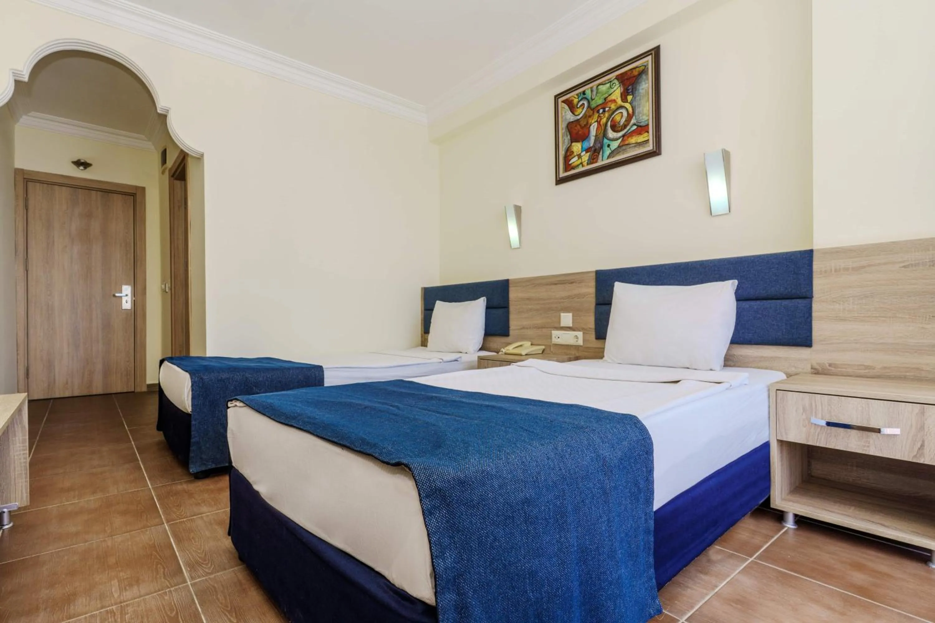 Bed in Arsi Blue Beach Hotel