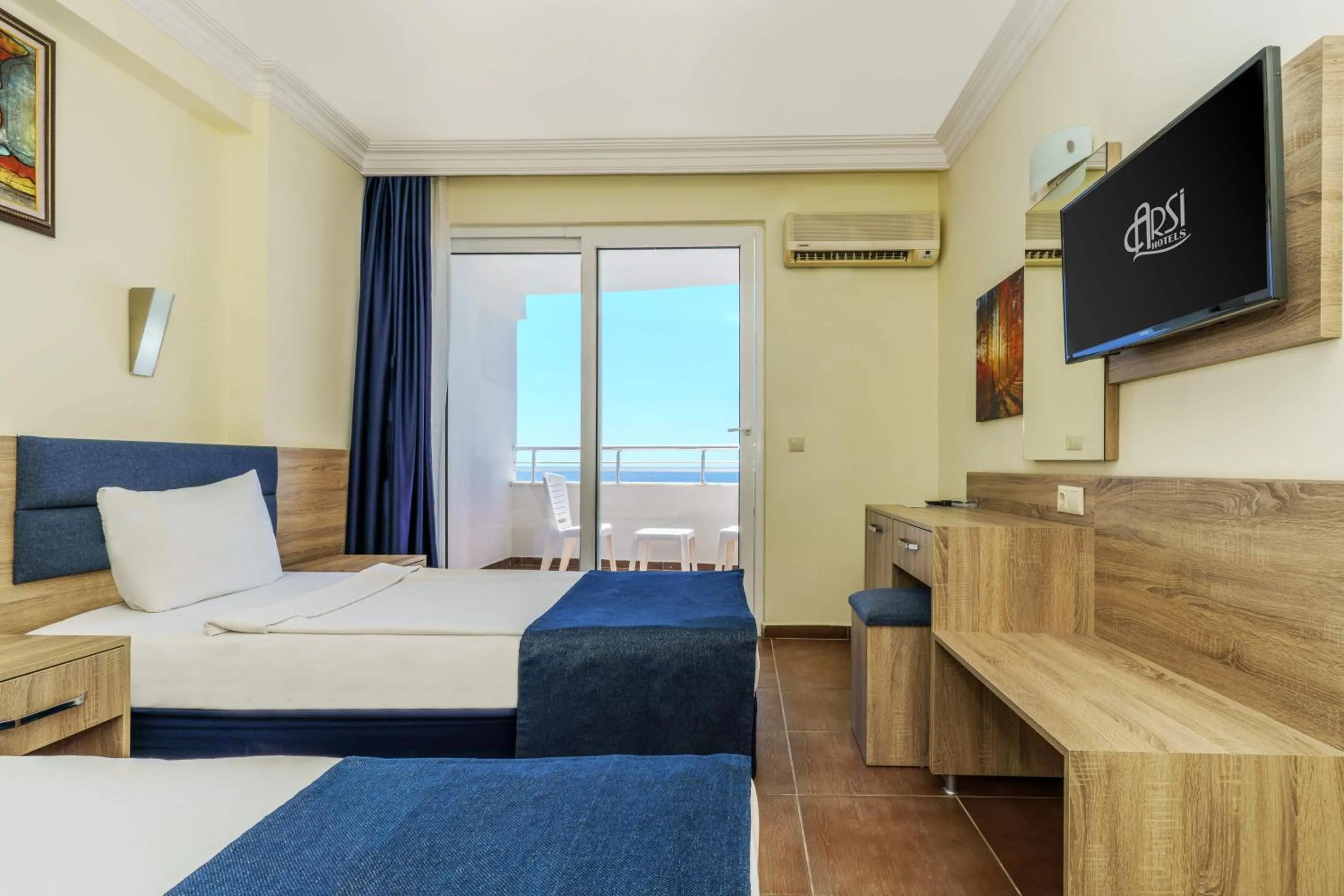 Bed in Arsi Blue Beach Hotel