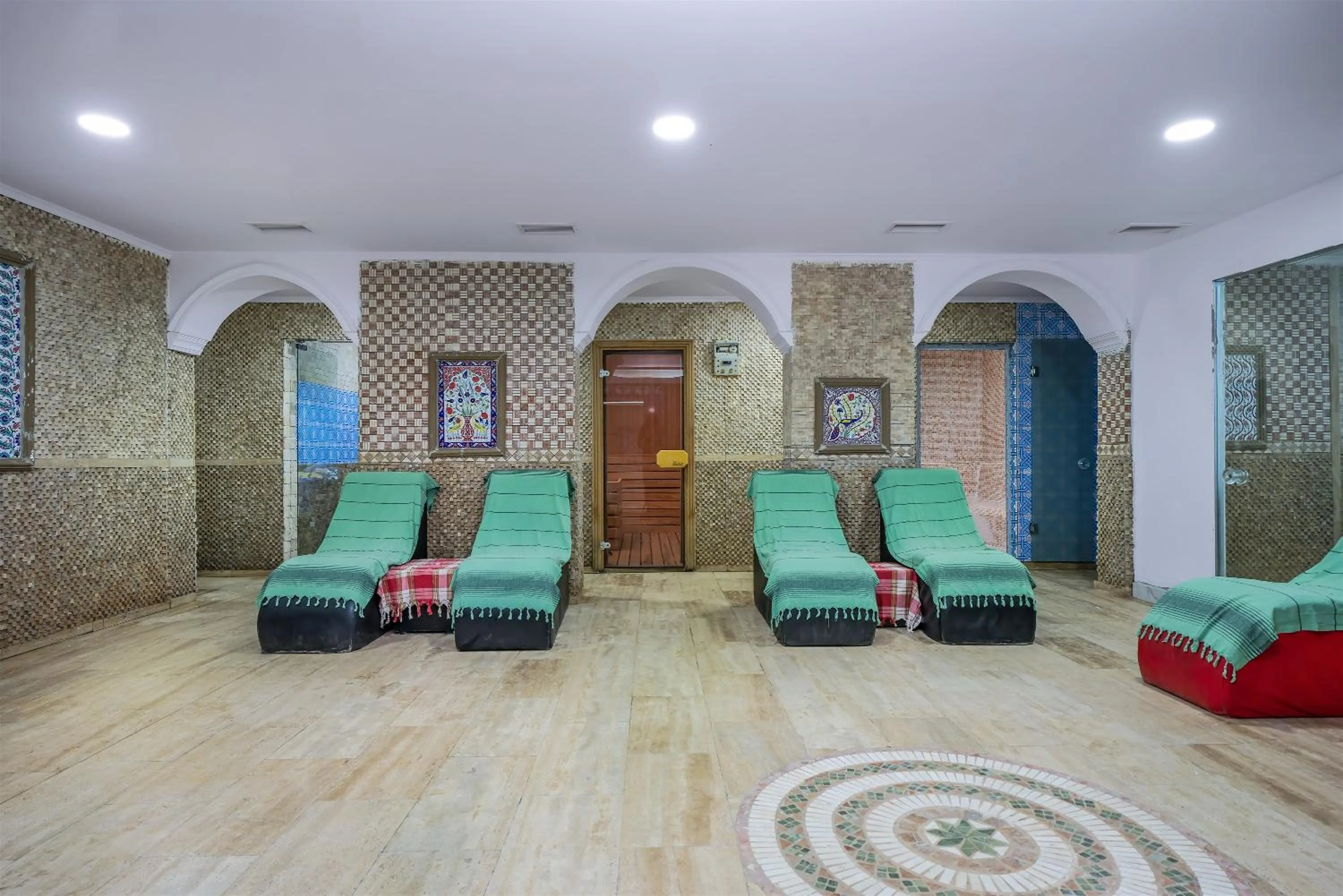 Steam room in Arsi Blue Beach Hotel