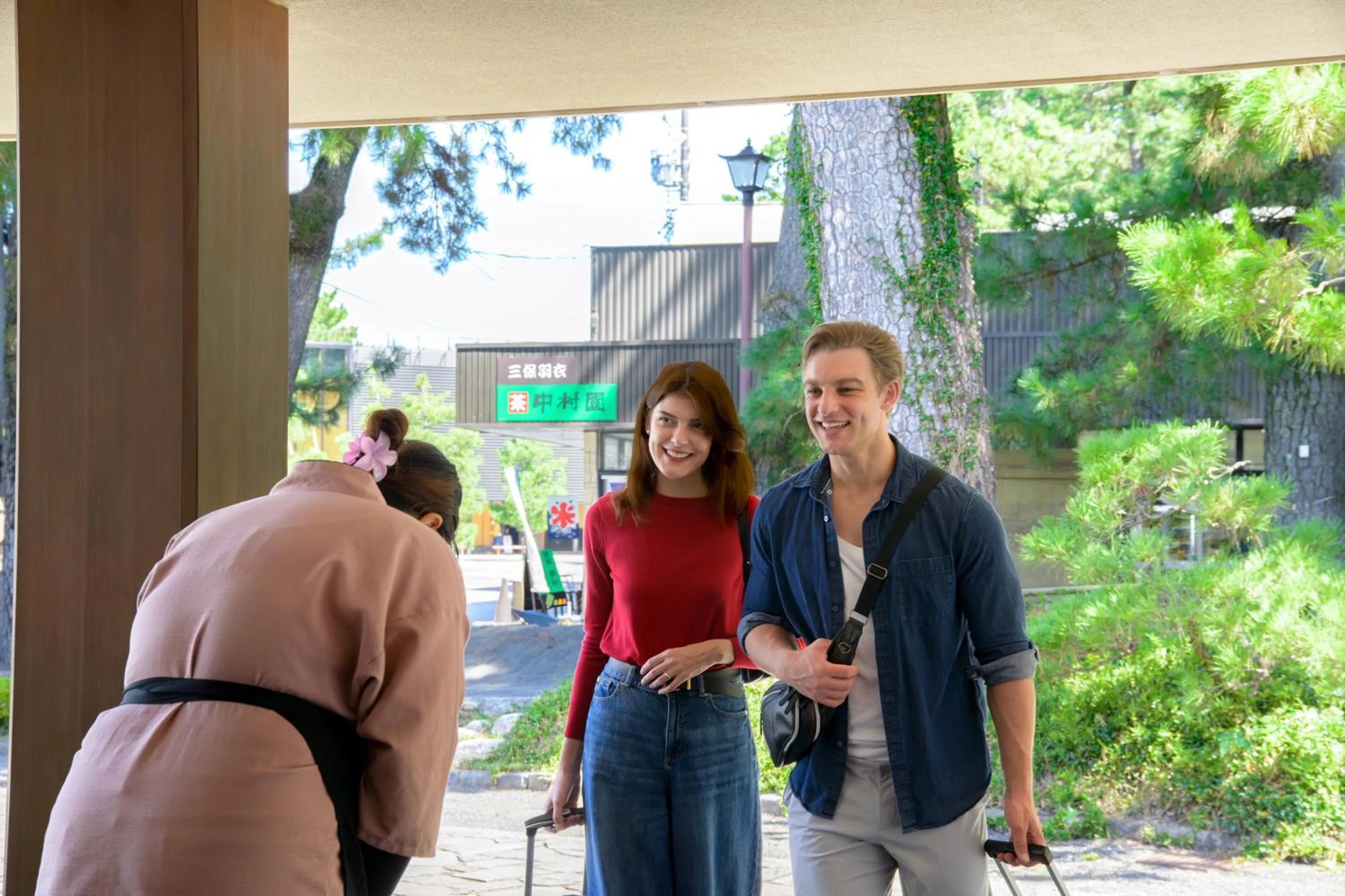 Facade/entrance in Hotel Hagoromo