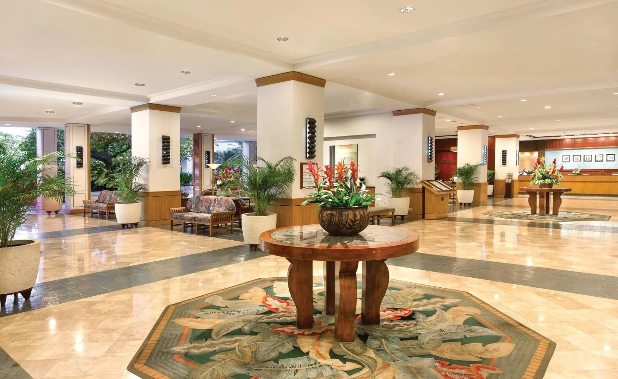 Lobby or reception in Waikiki Marina Resort at the Ilikai