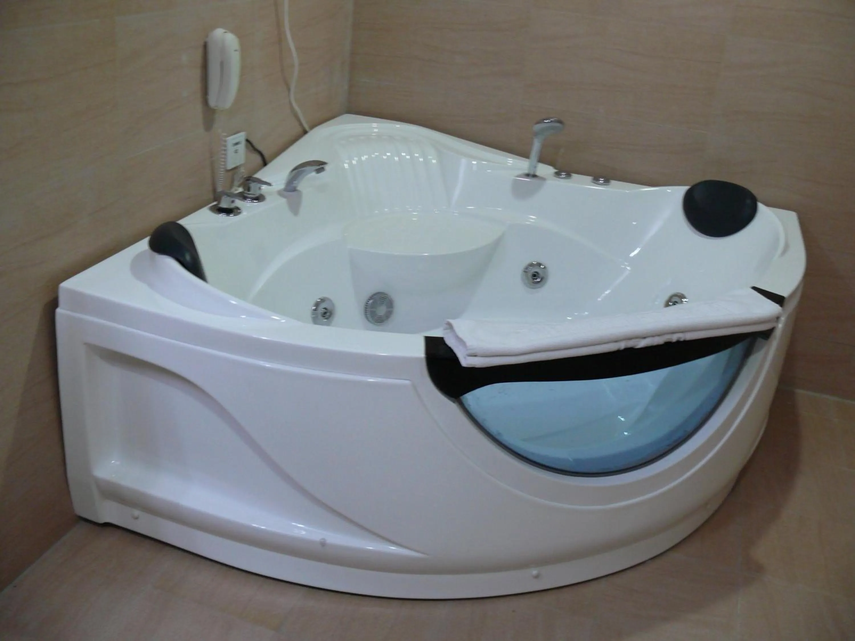 Bathroom in Tiffany Diamond Hotels Ltd - Indira Gandhi street