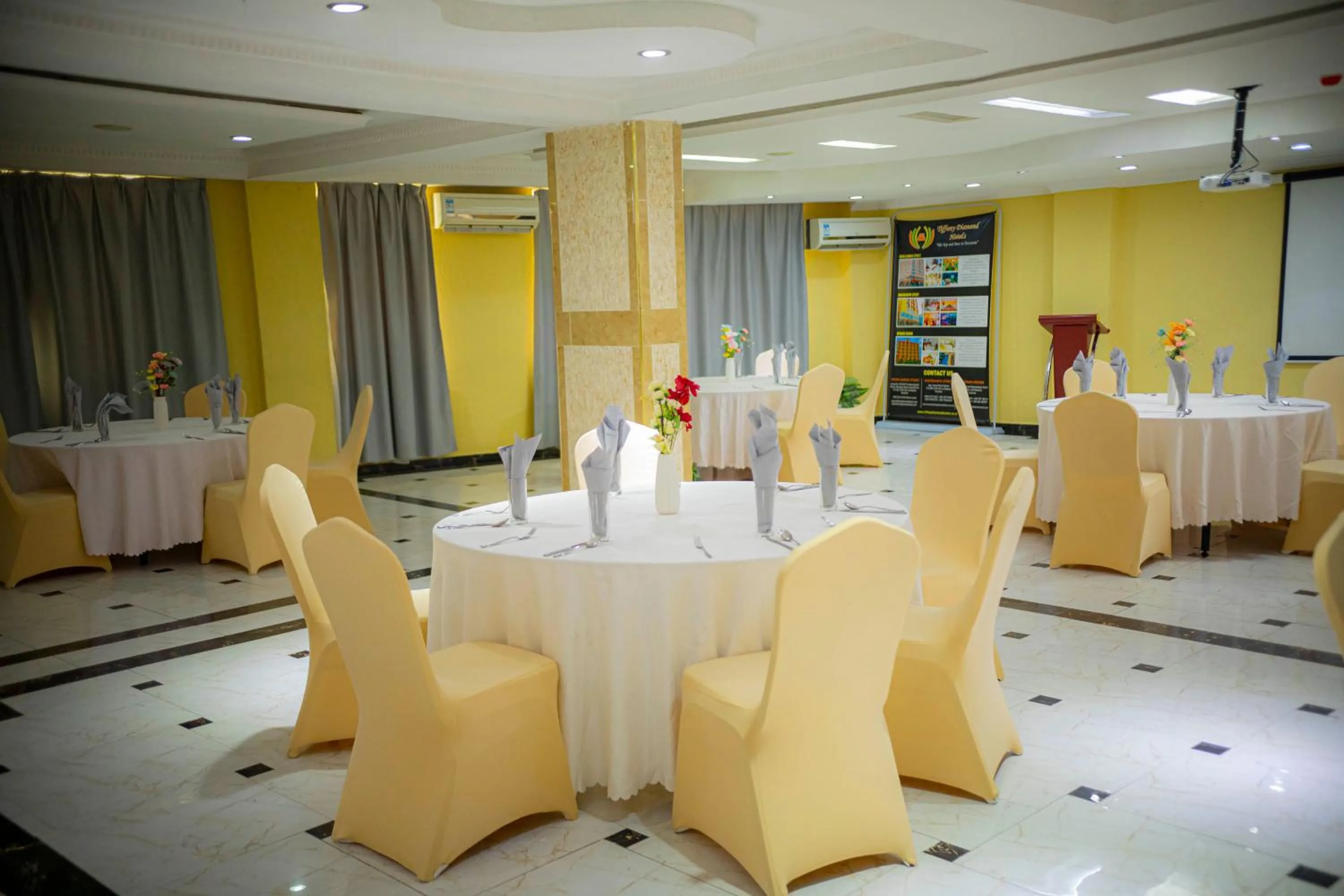 Banquet/Function facilities in Tiffany Diamond Hotels Ltd - Indira Gandhi street