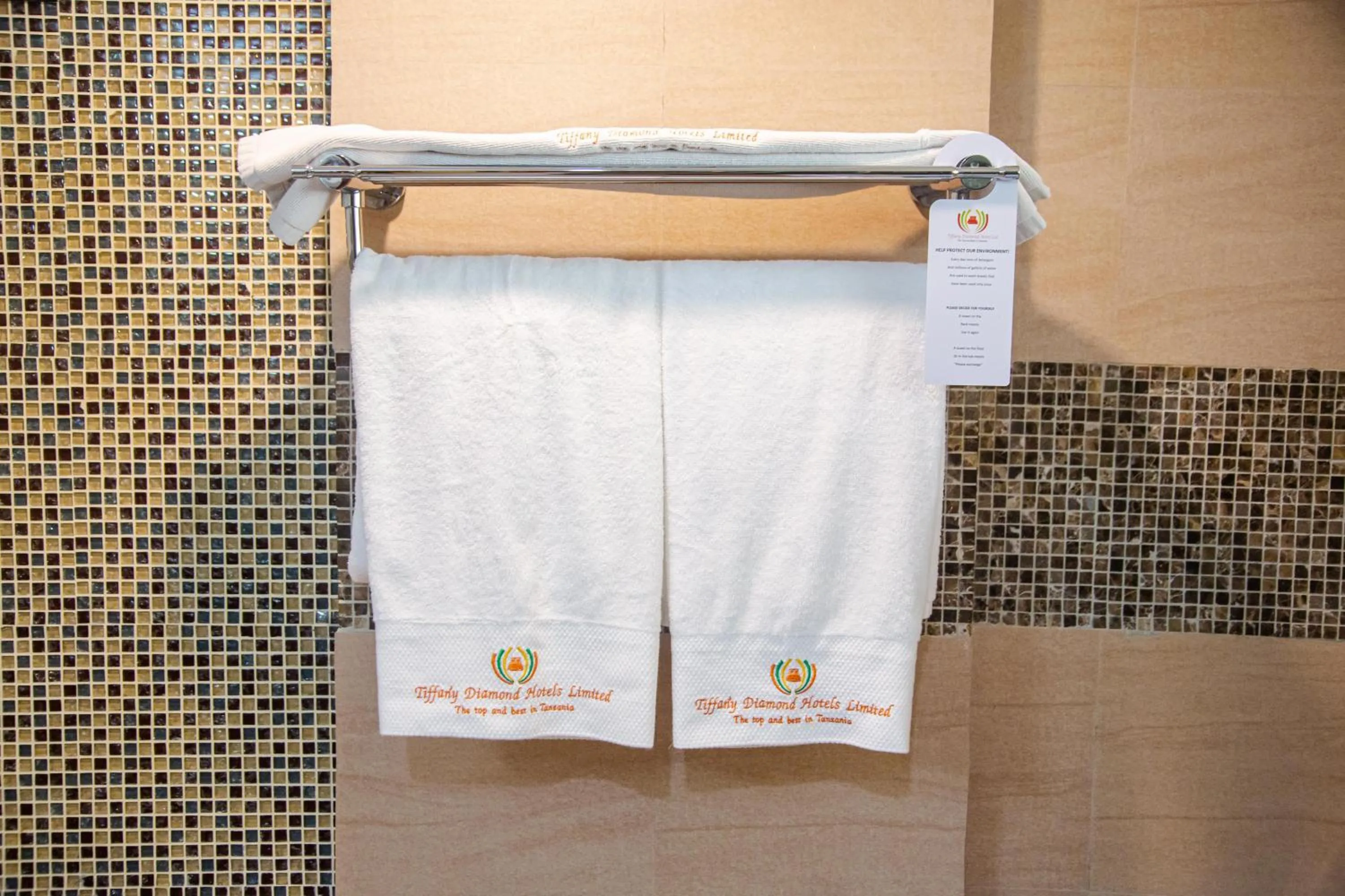 towels in Tiffany Diamond Hotels Ltd - Indira Gandhi street