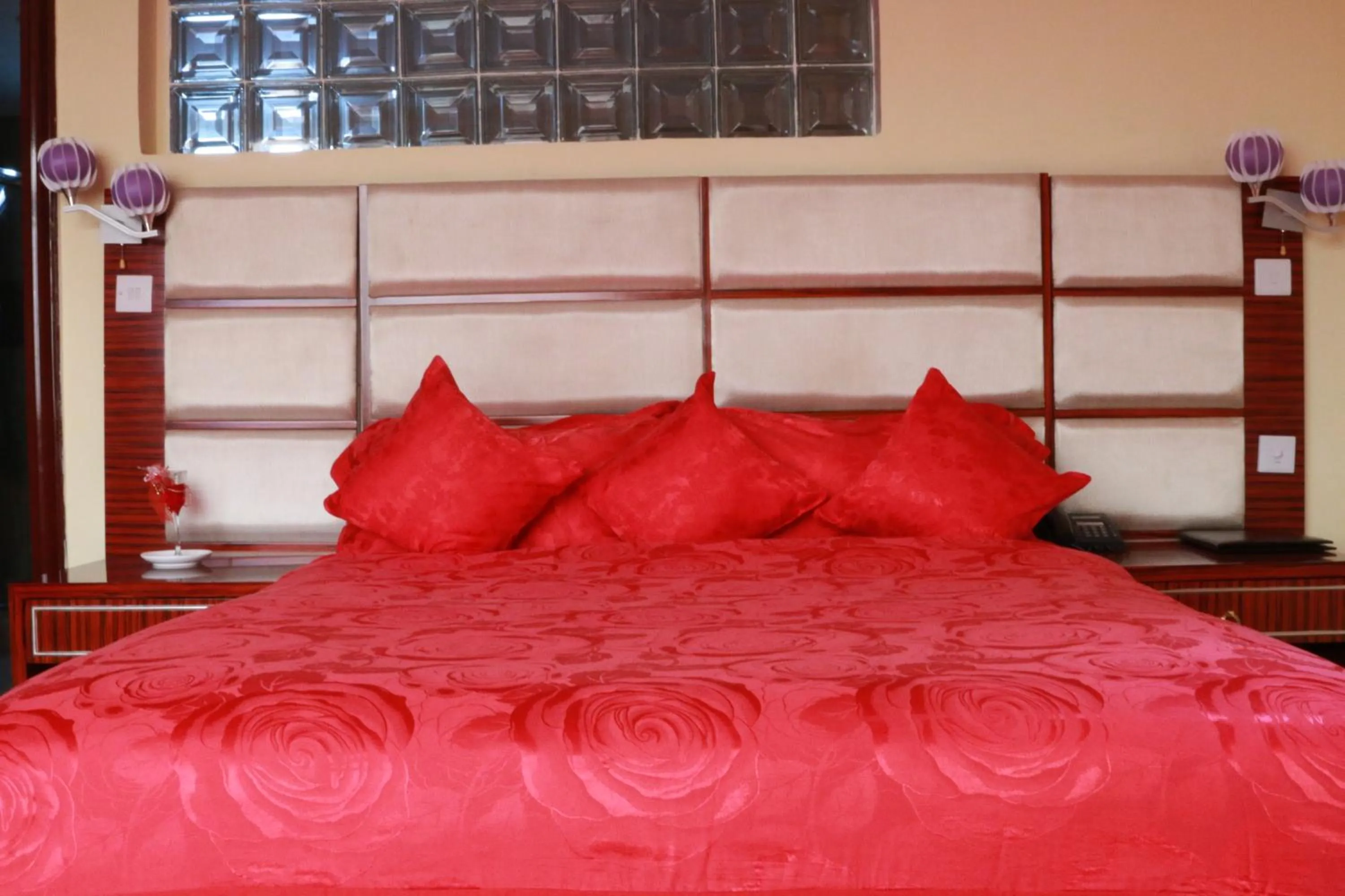 Bed in Tiffany Diamond Hotels Ltd - Indira Gandhi street