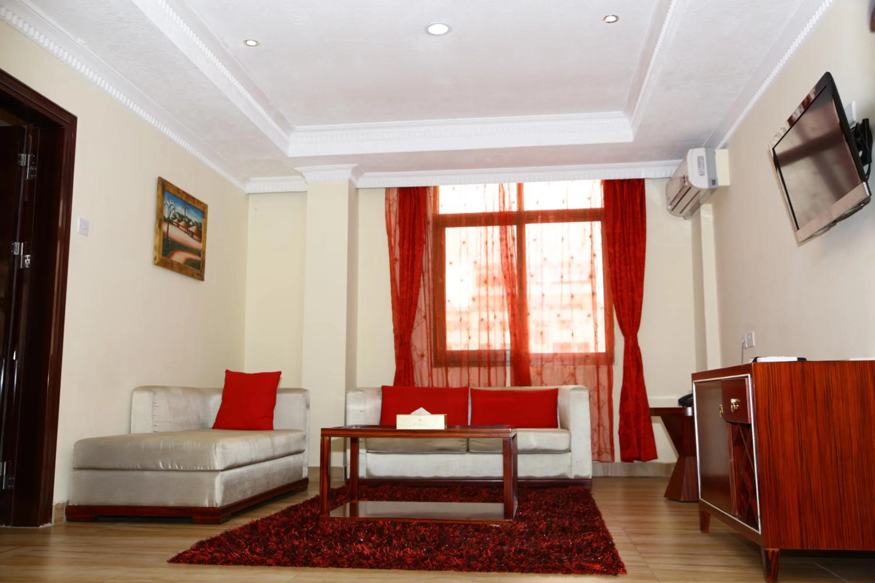 Seating area in Tiffany Diamond Hotels Ltd - Indira Gandhi street