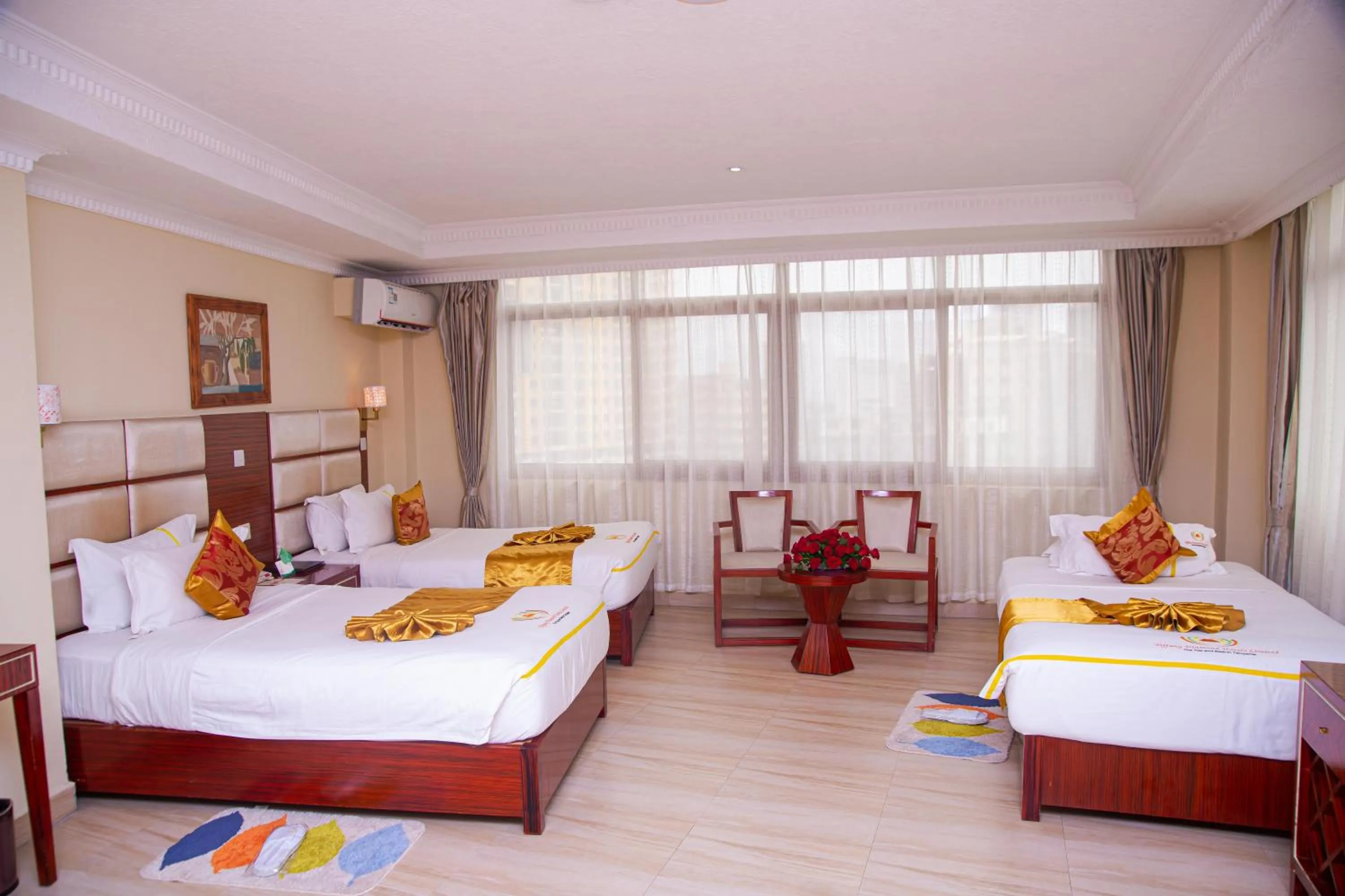 Bed in Tiffany Diamond Hotels Ltd - Indira Gandhi street