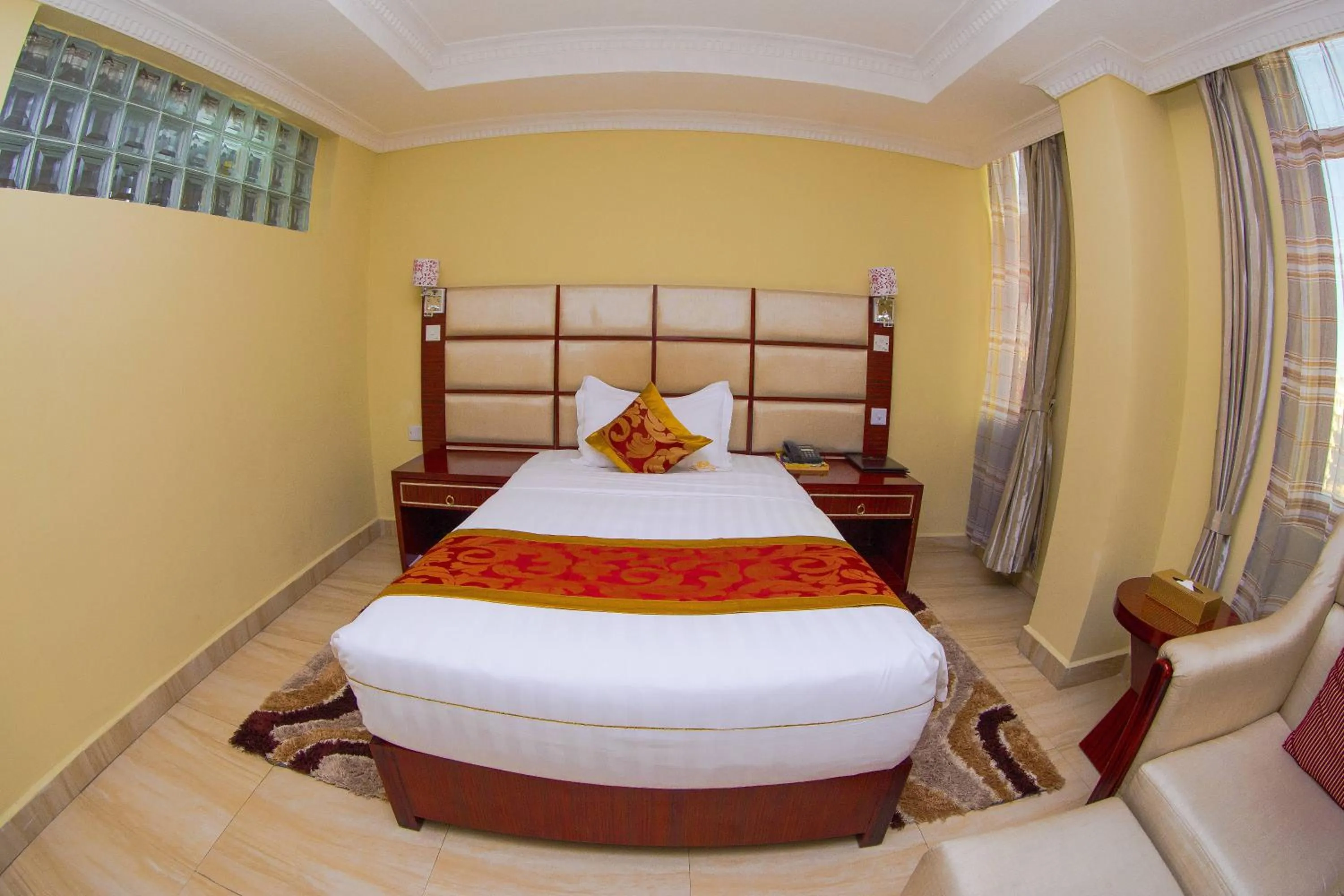 Bed in Tiffany Diamond Hotels Ltd - Indira Gandhi street