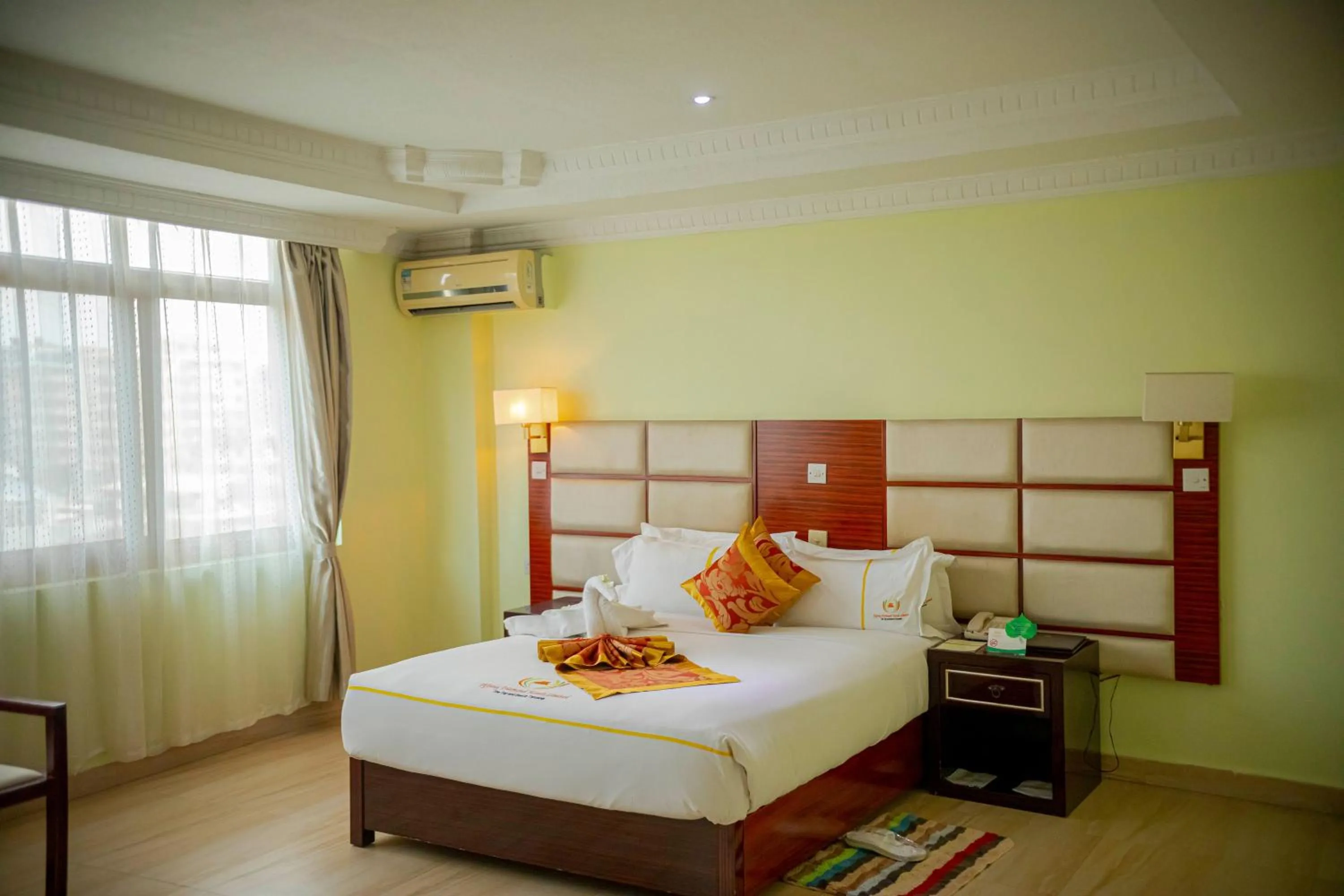 Bedroom, Bed in Tiffany Diamond Hotels Ltd - Indira Gandhi street