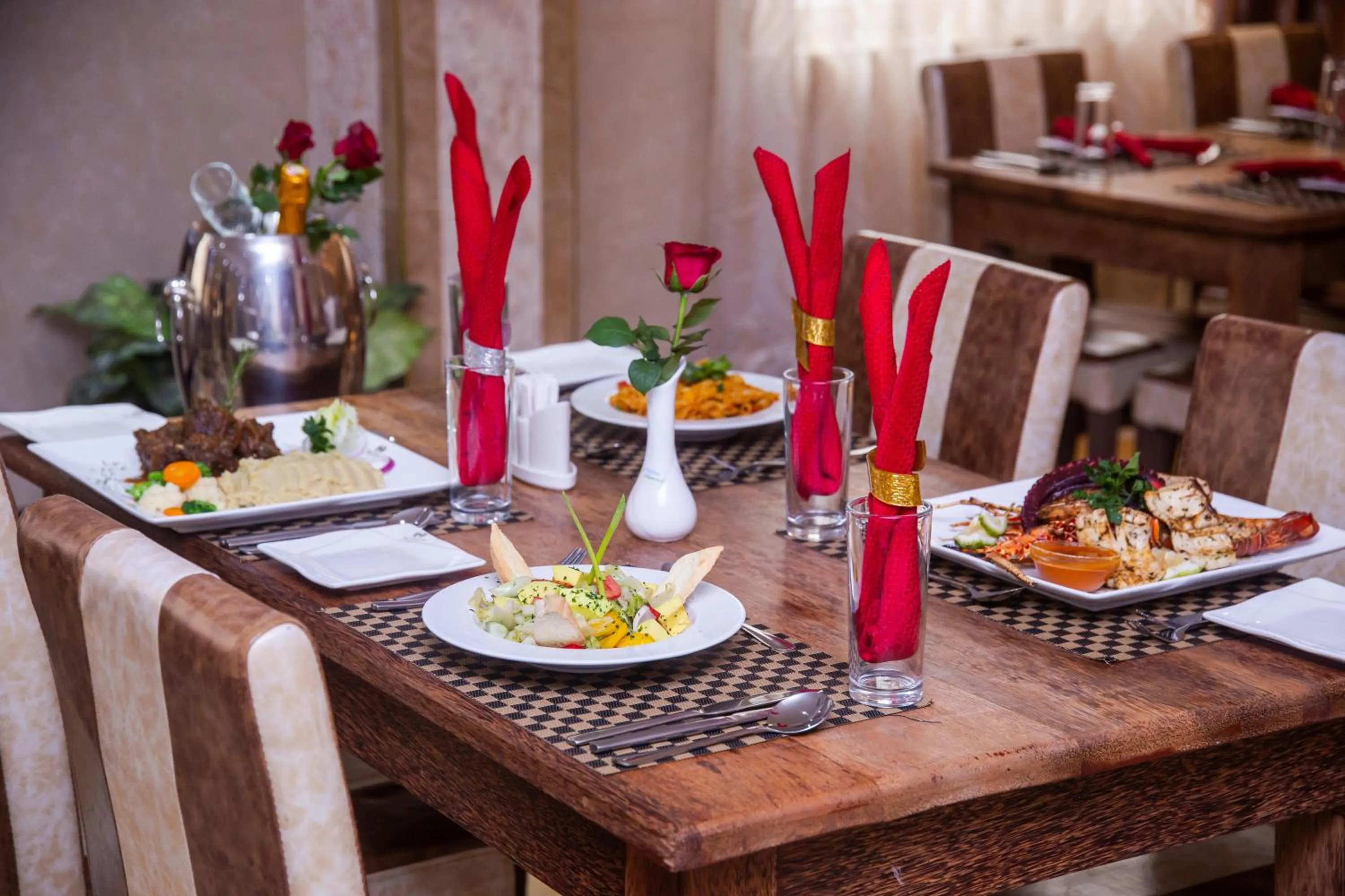 Food and drinks in Tiffany Diamond Hotels Ltd - Indira Gandhi street