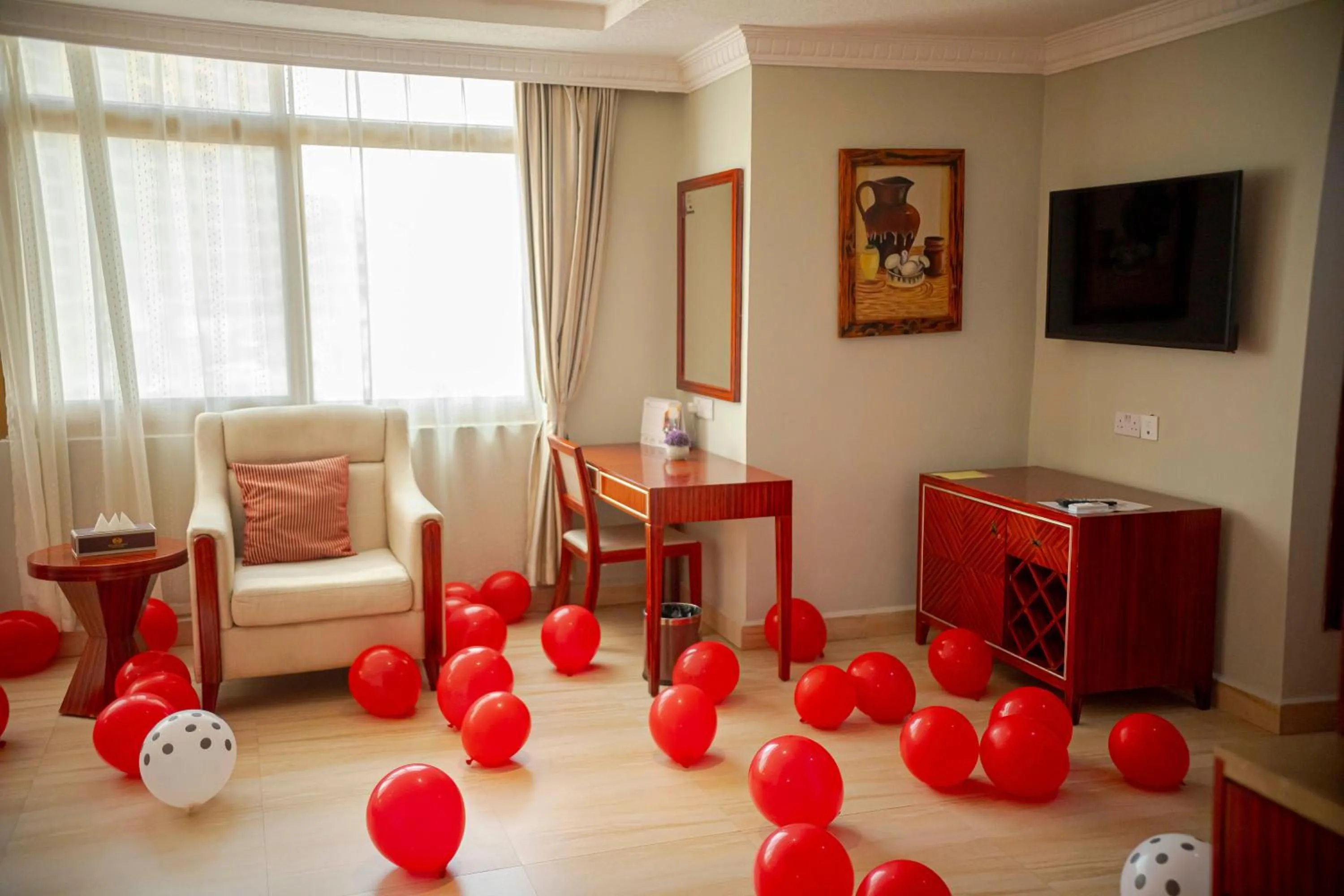 Living room in Tiffany Diamond Hotels Ltd - Indira Gandhi street