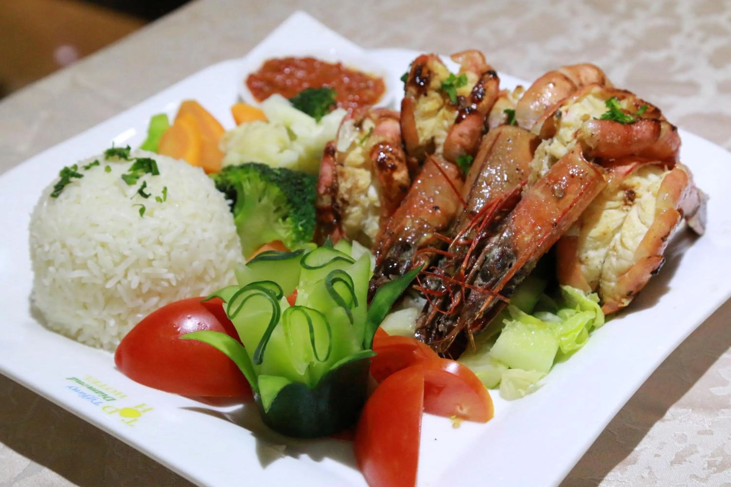 Dinner in Tiffany Diamond Hotels Ltd - Indira Gandhi street