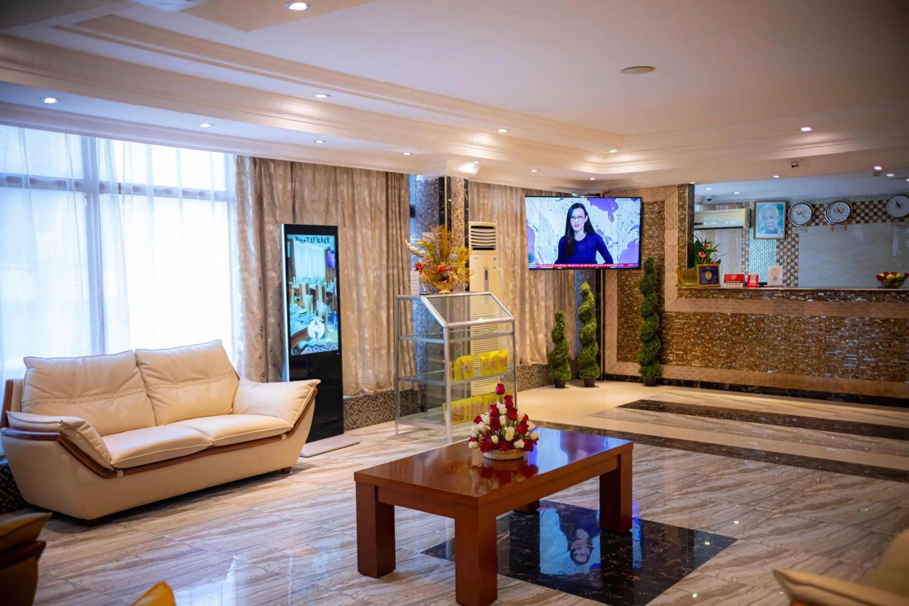 Seating area in Tiffany Diamond Hotels Ltd - Indira Gandhi street