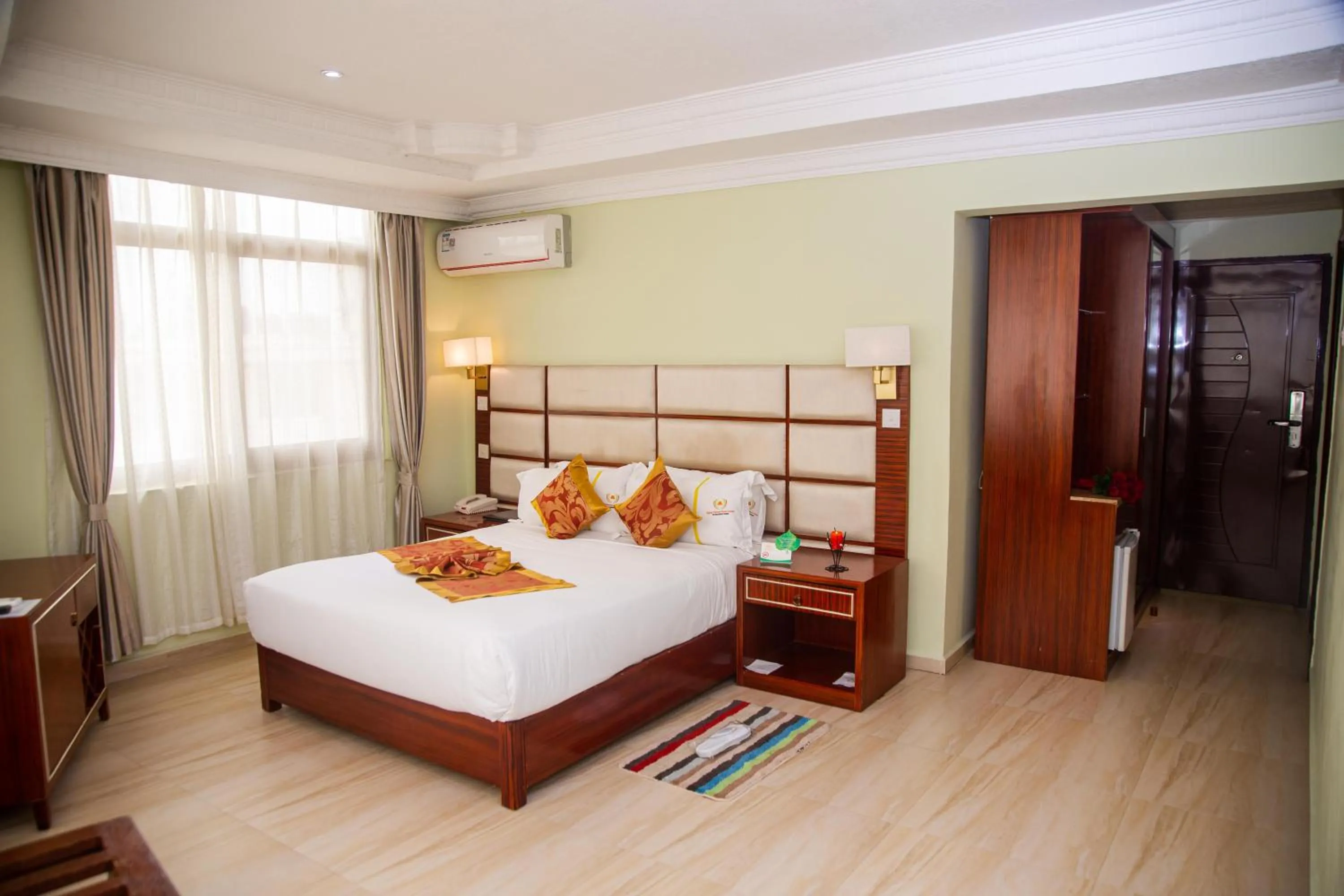 Bed in Tiffany Diamond Hotels Ltd - Indira Gandhi street