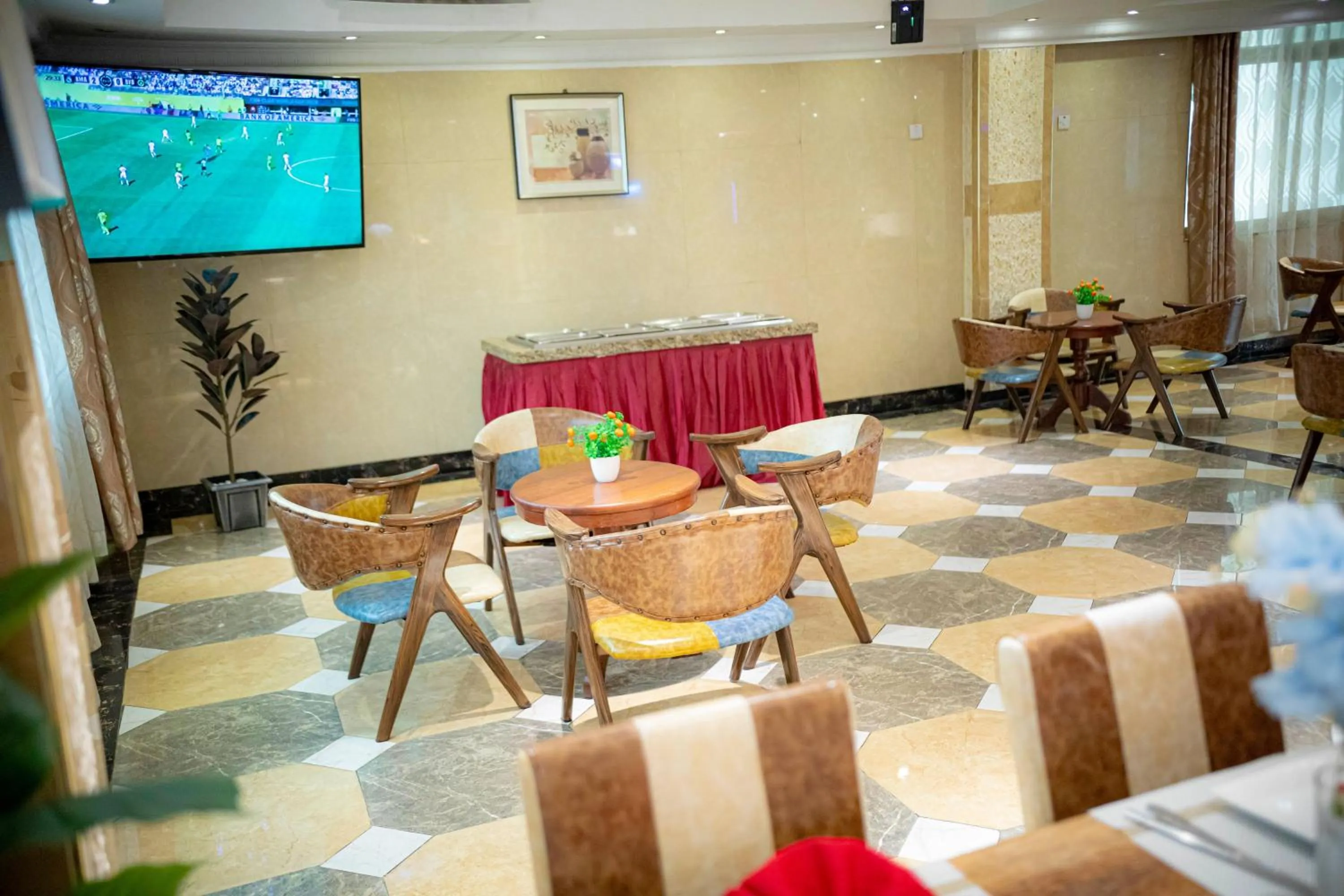 Seating area in Tiffany Diamond Hotels Ltd - Indira Gandhi street