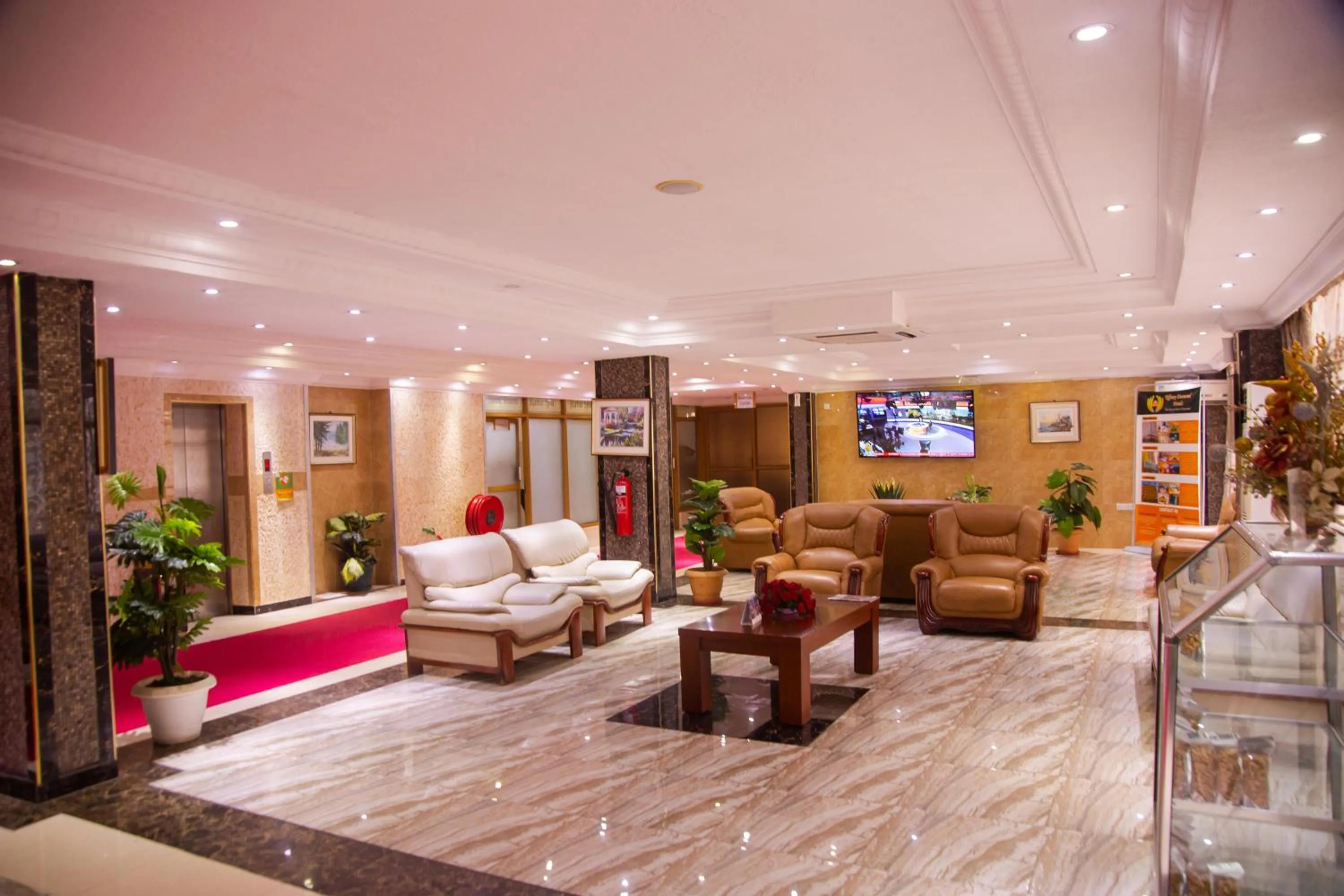 Seating area in Tiffany Diamond Hotels Ltd - Indira Gandhi street