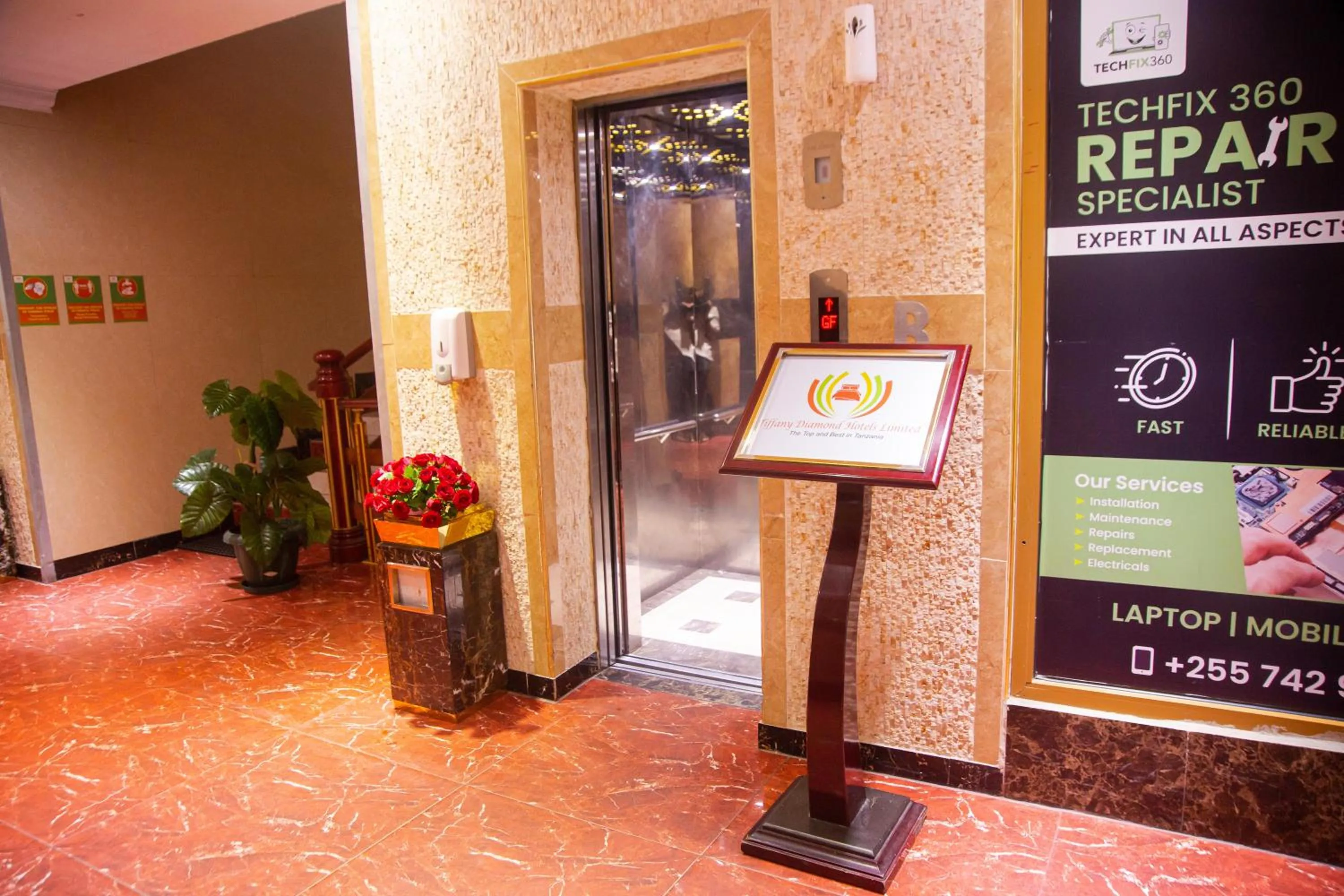 Logo/Certificate/Sign in Tiffany Diamond Hotels Ltd - Indira Gandhi street