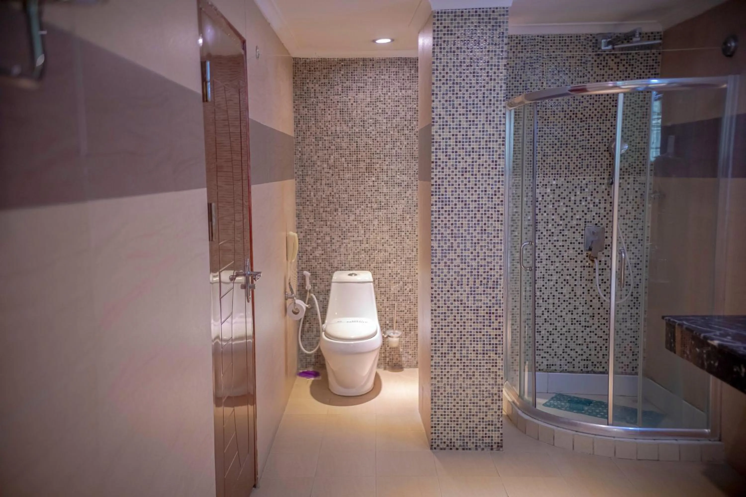 Bathroom in Tiffany Diamond Hotels Ltd - Indira Gandhi street