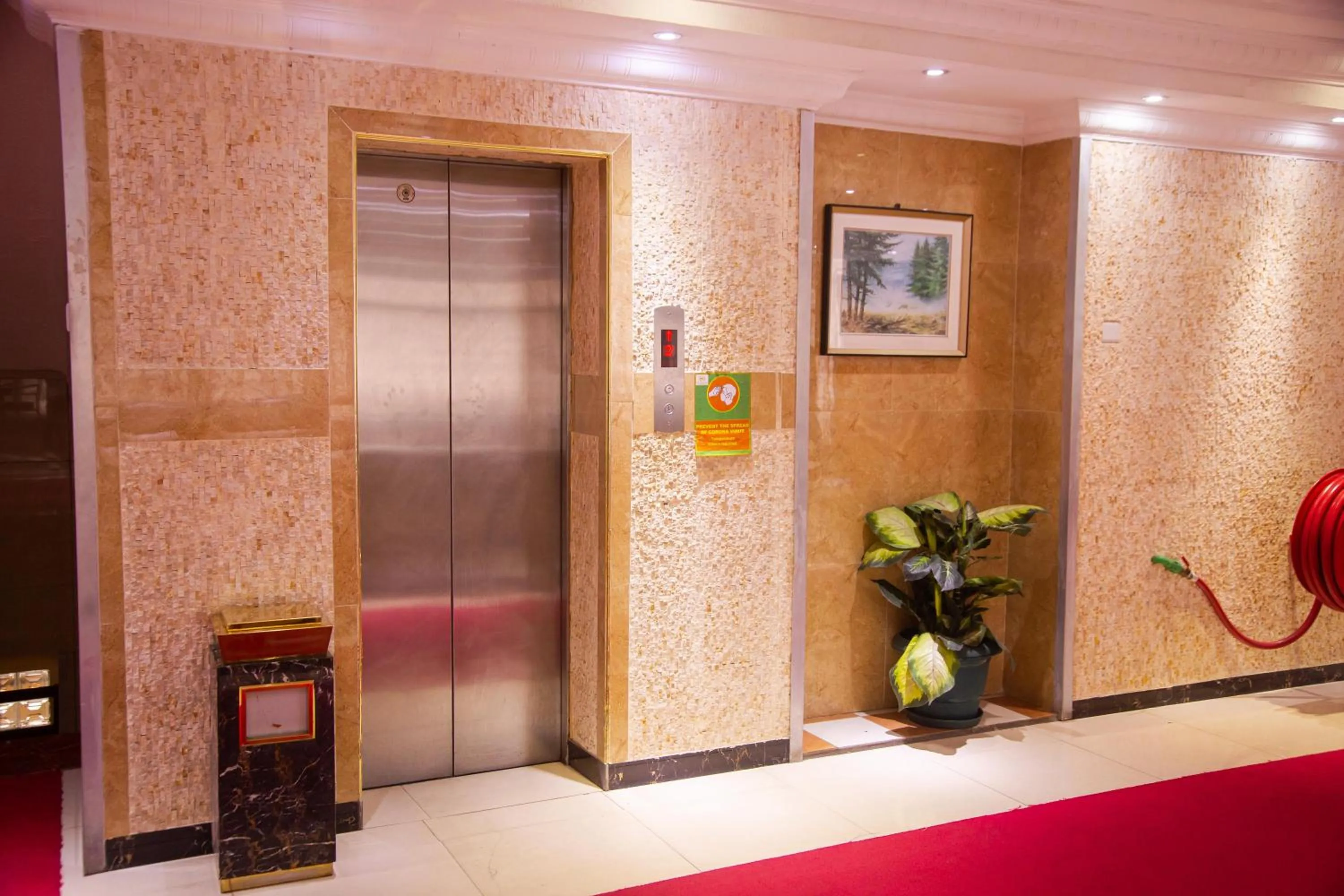 elevator in Tiffany Diamond Hotels Ltd - Indira Gandhi street