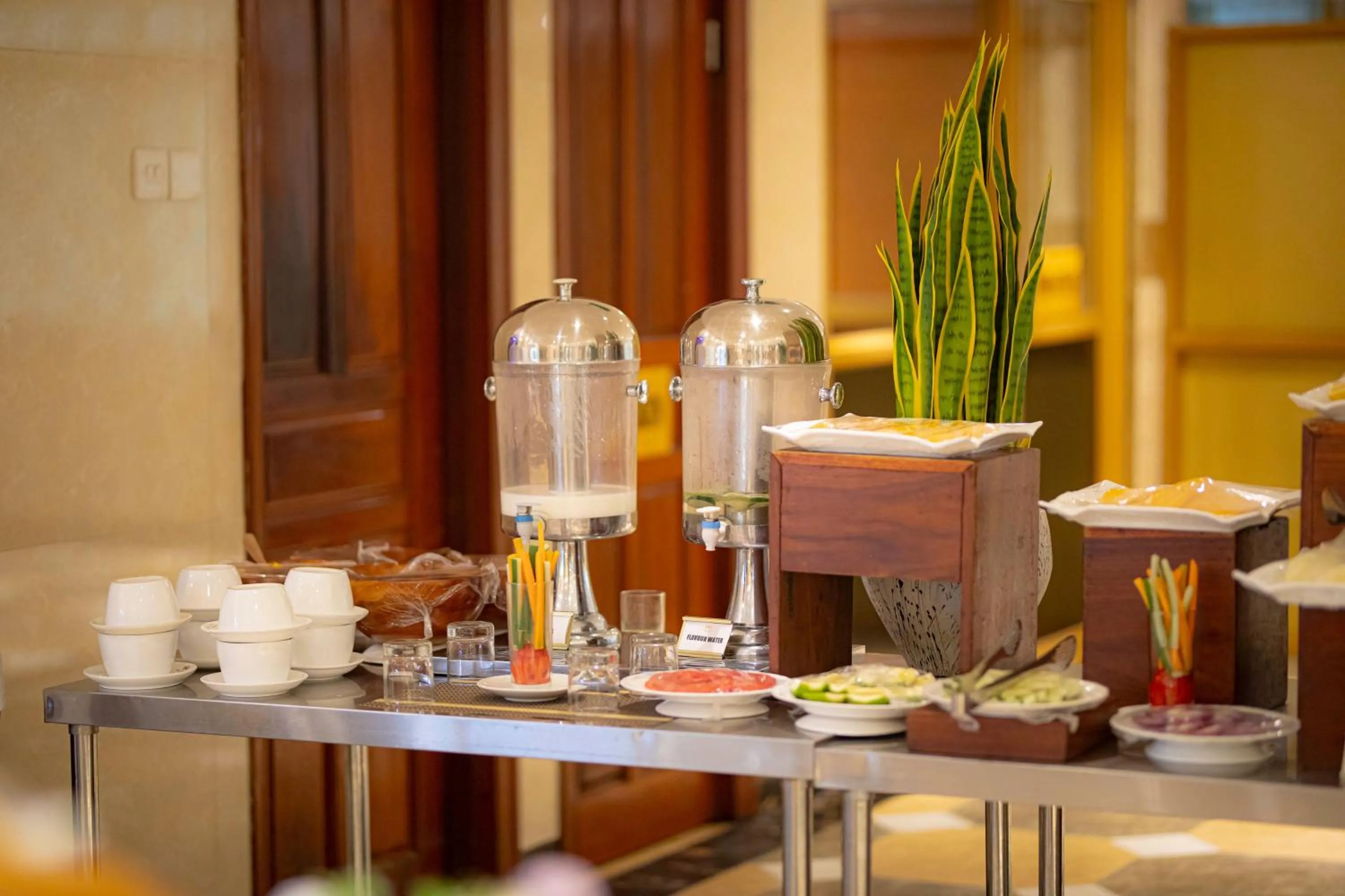 Buffet breakfast in Tiffany Diamond Hotels Ltd - Indira Gandhi street