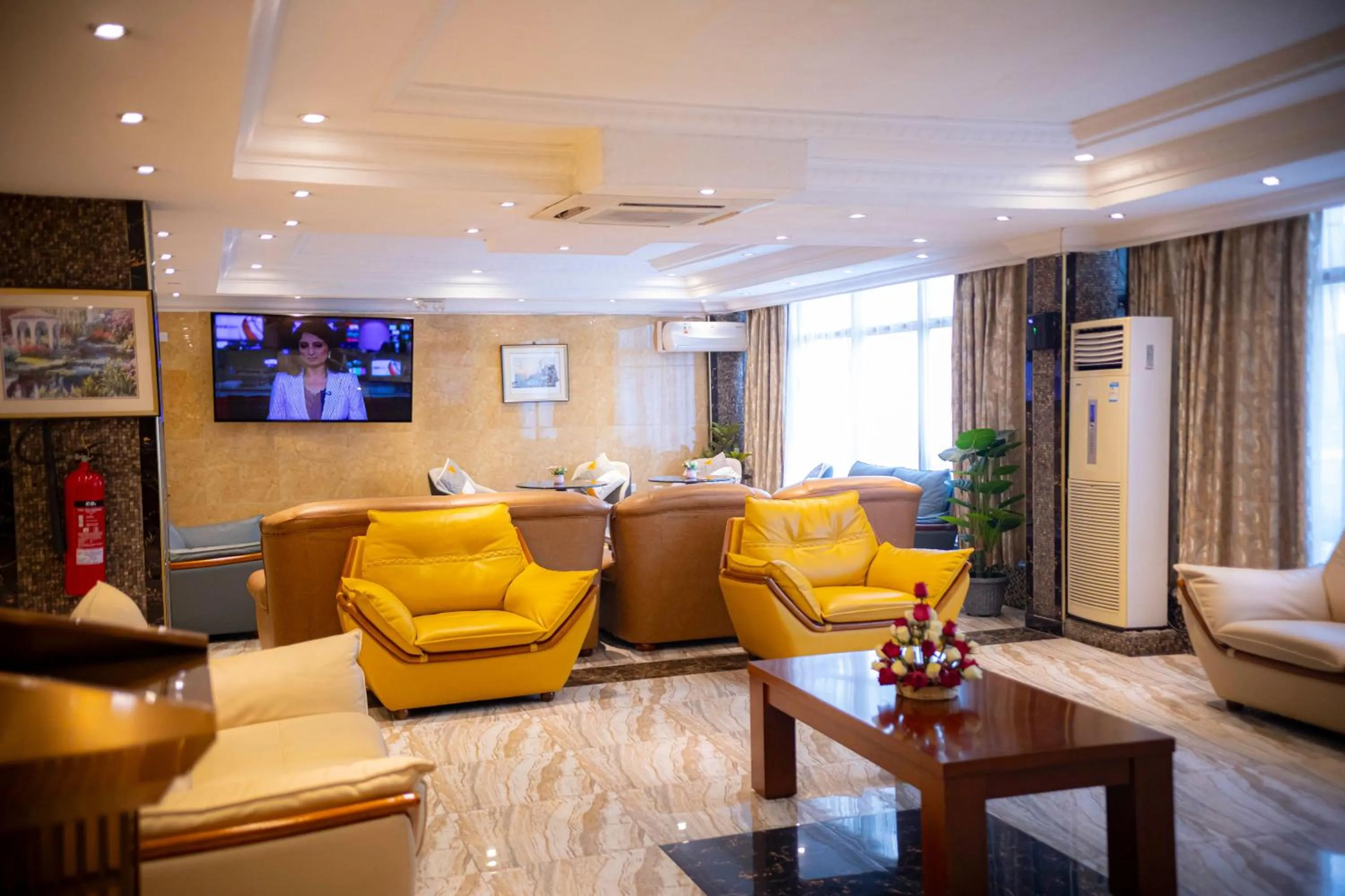 Seating area in Tiffany Diamond Hotels Ltd - Indira Gandhi street