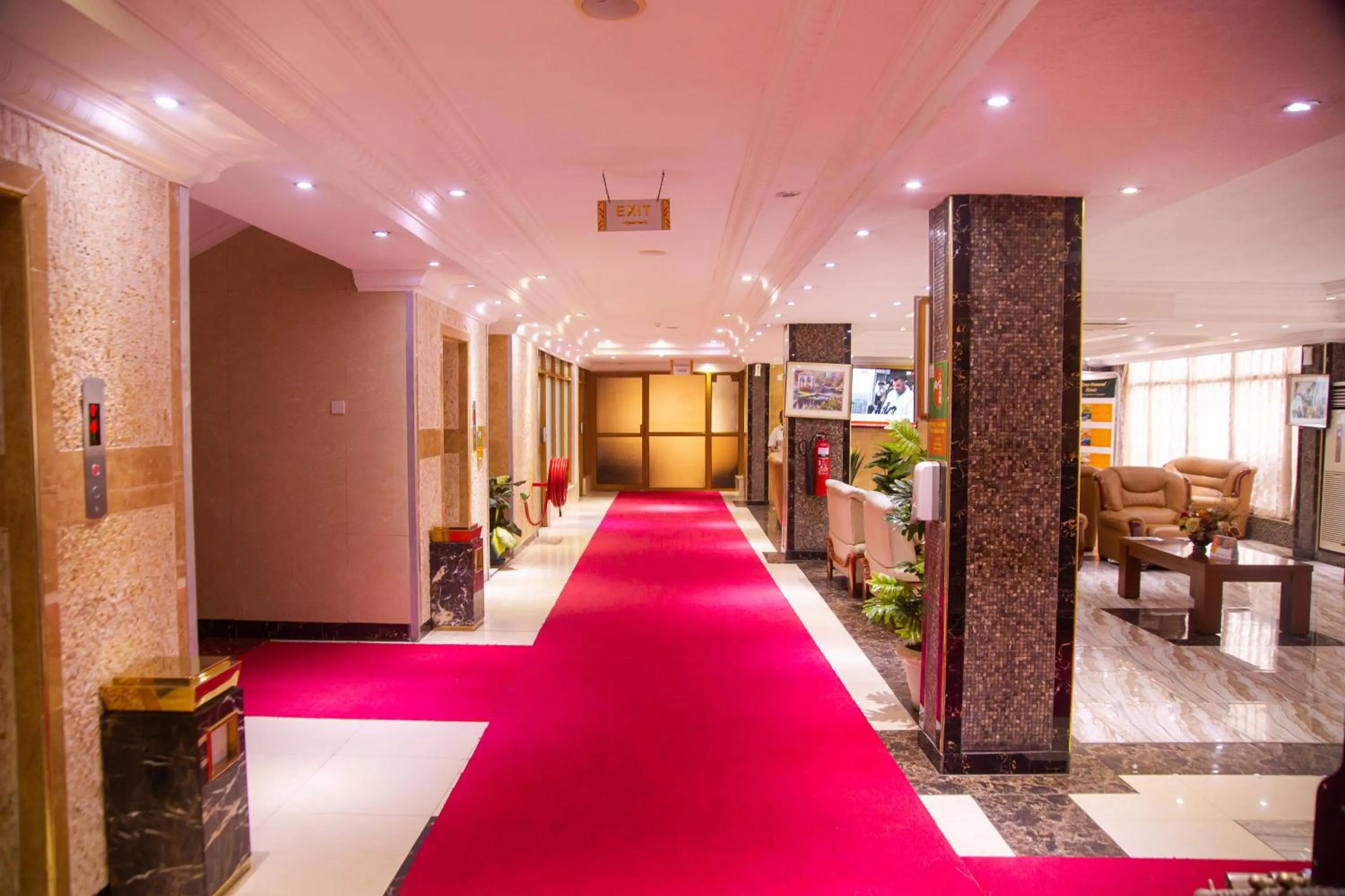 Seating area in Tiffany Diamond Hotels Ltd - Indira Gandhi street