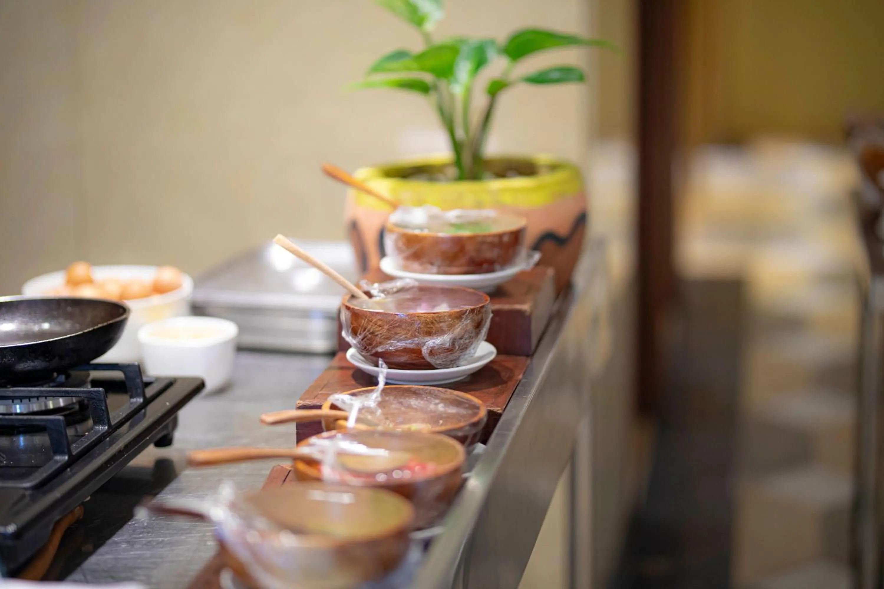 Buffet breakfast in Tiffany Diamond Hotels Ltd - Indira Gandhi street