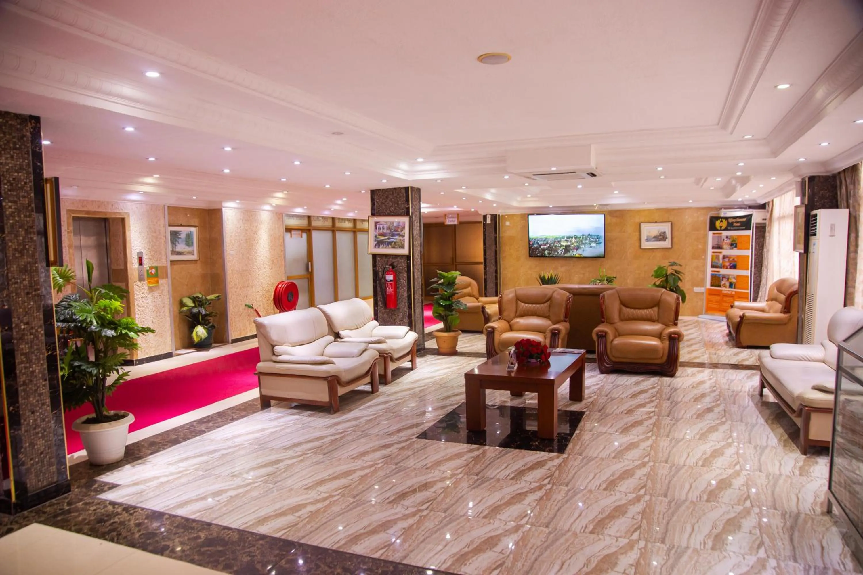 Seating area in Tiffany Diamond Hotels Ltd - Indira Gandhi street