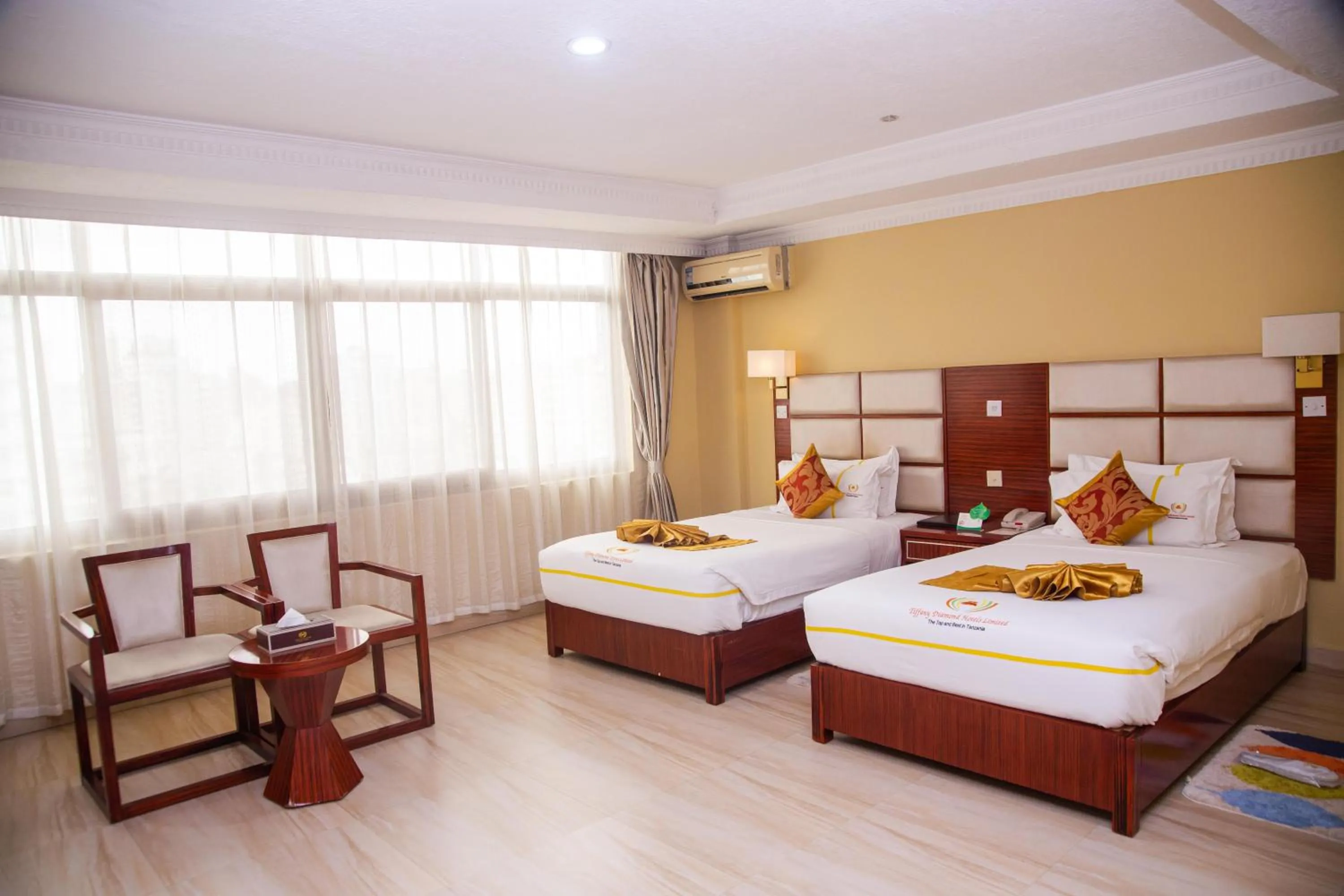 Bed in Tiffany Diamond Hotels Ltd - Indira Gandhi street