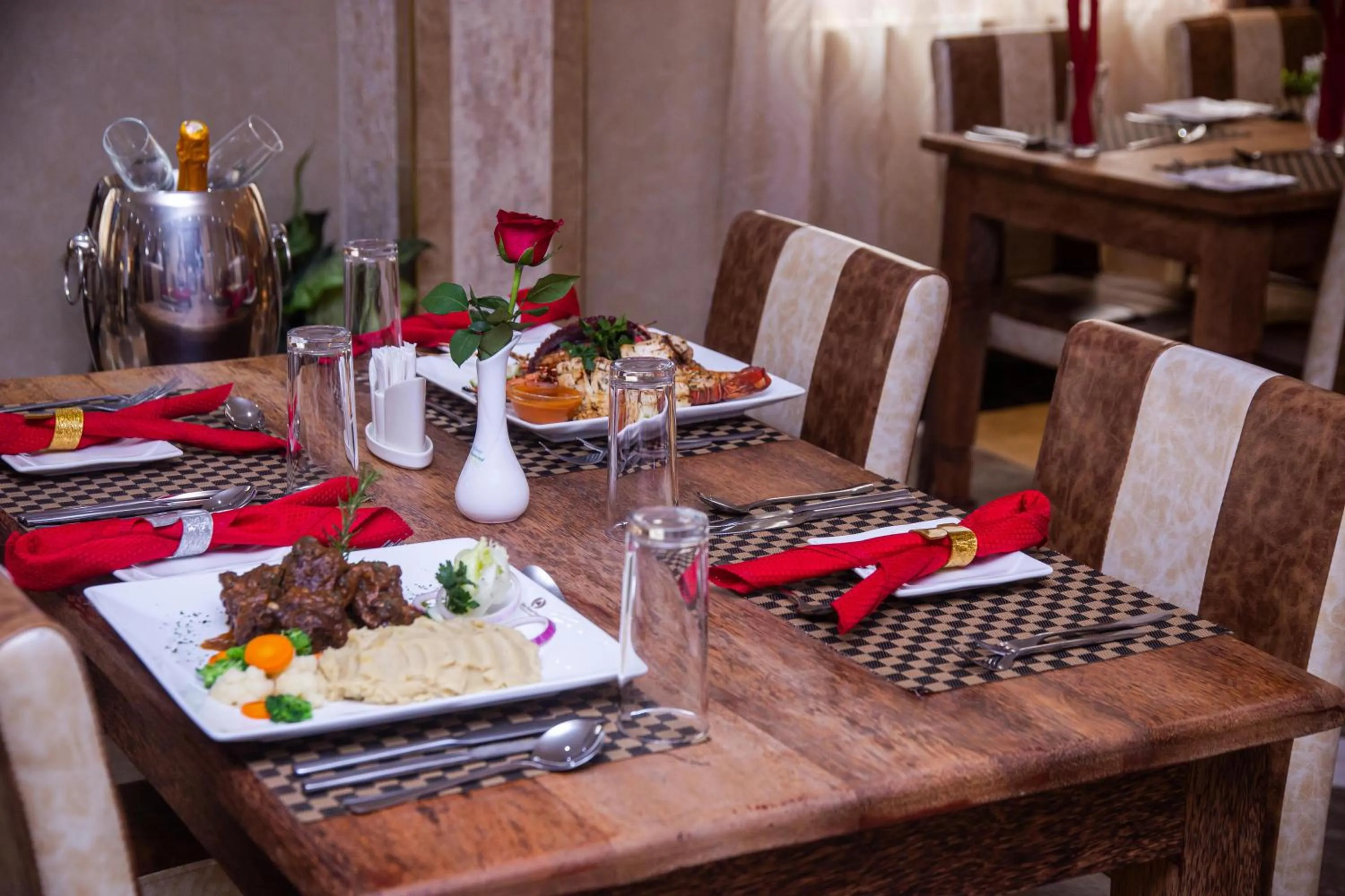 Dinner in Tiffany Diamond Hotels Ltd - Indira Gandhi street