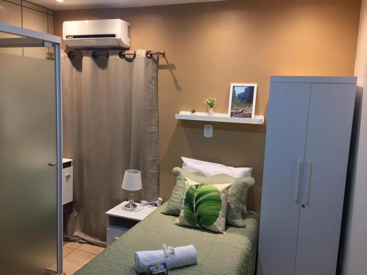 Bed in Pousada Vó Celina