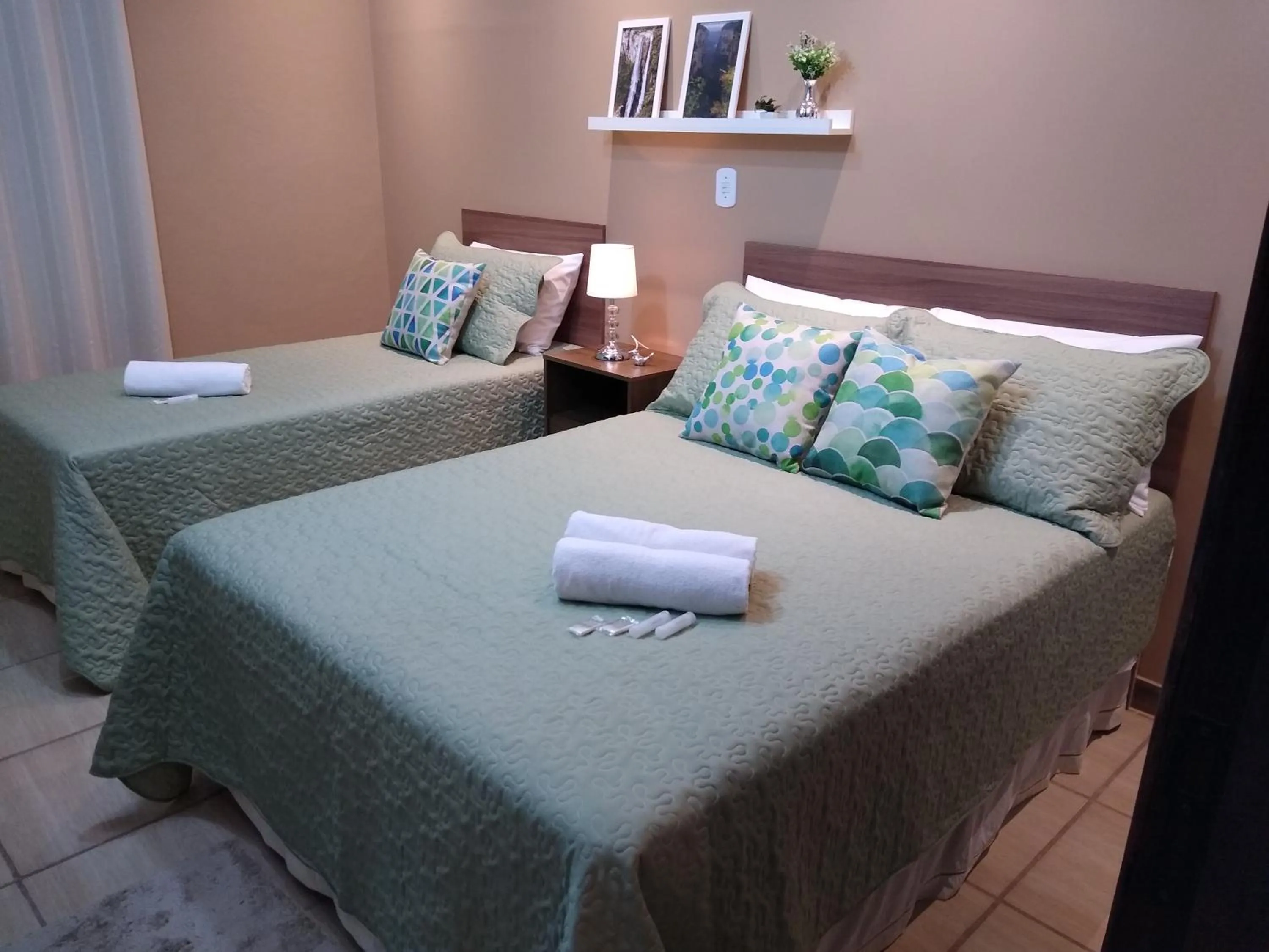 Bed in Pousada Vó Celina