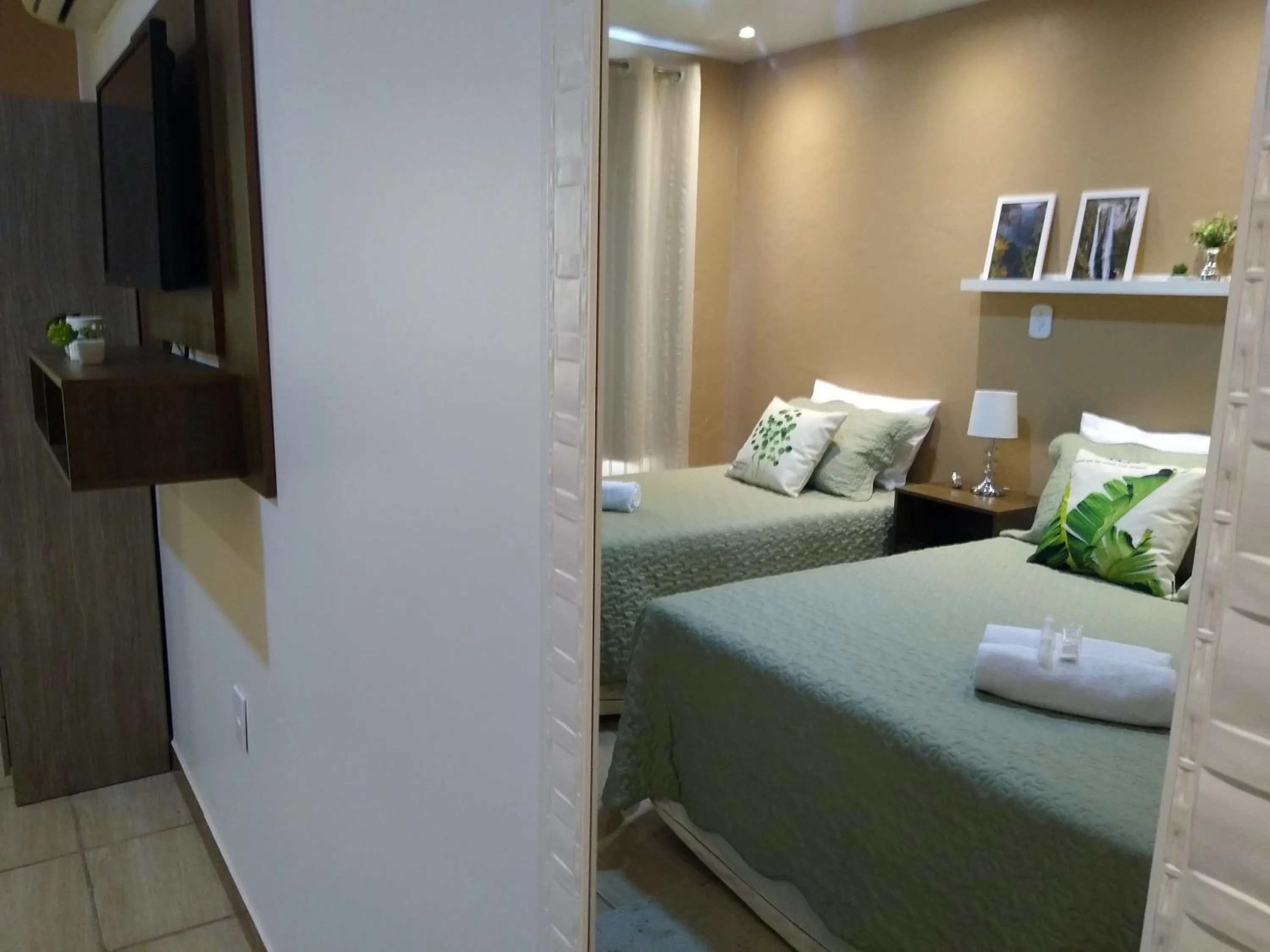 Bed in Pousada Vó Celina