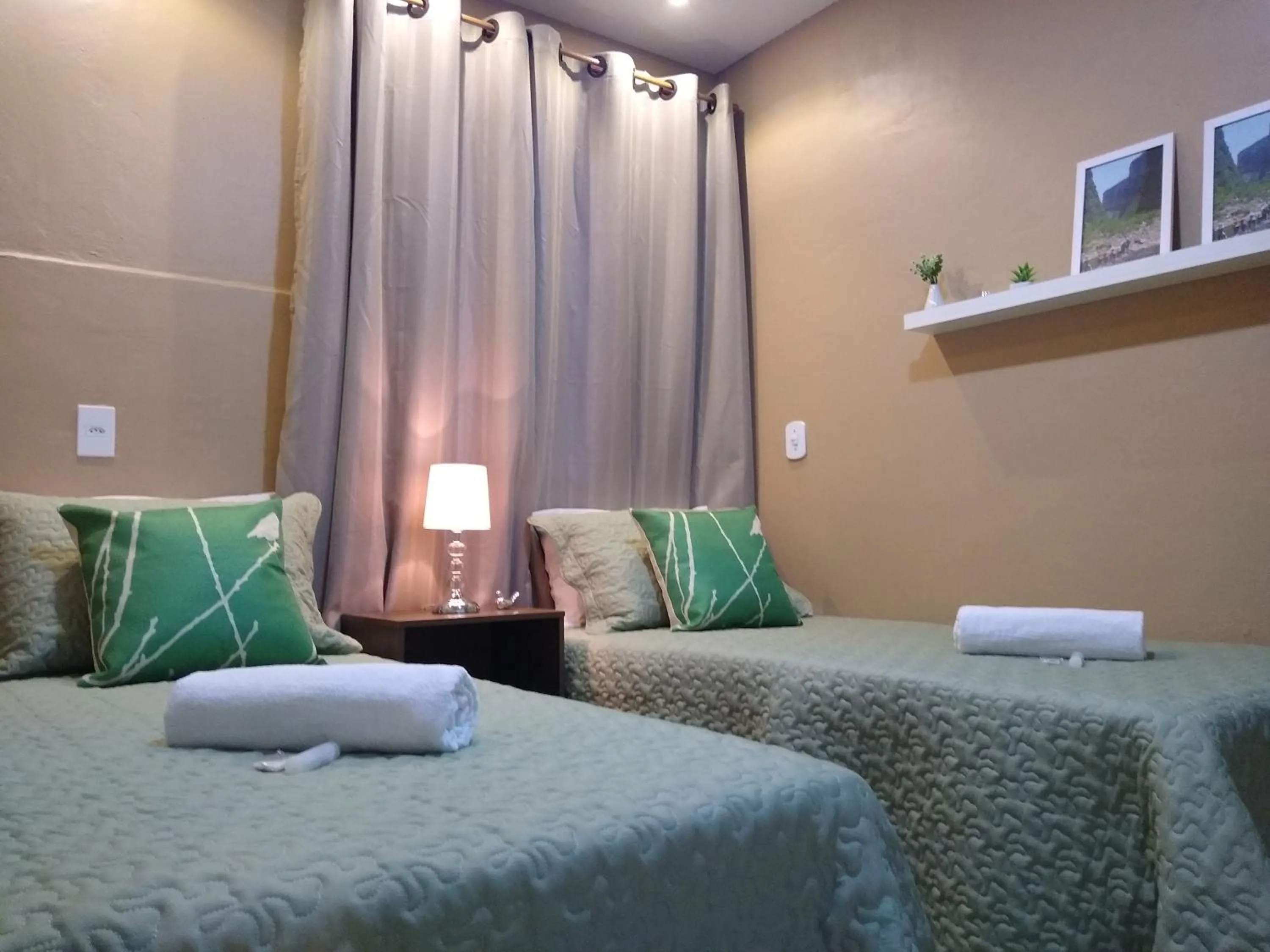 Bed in Pousada Vó Celina