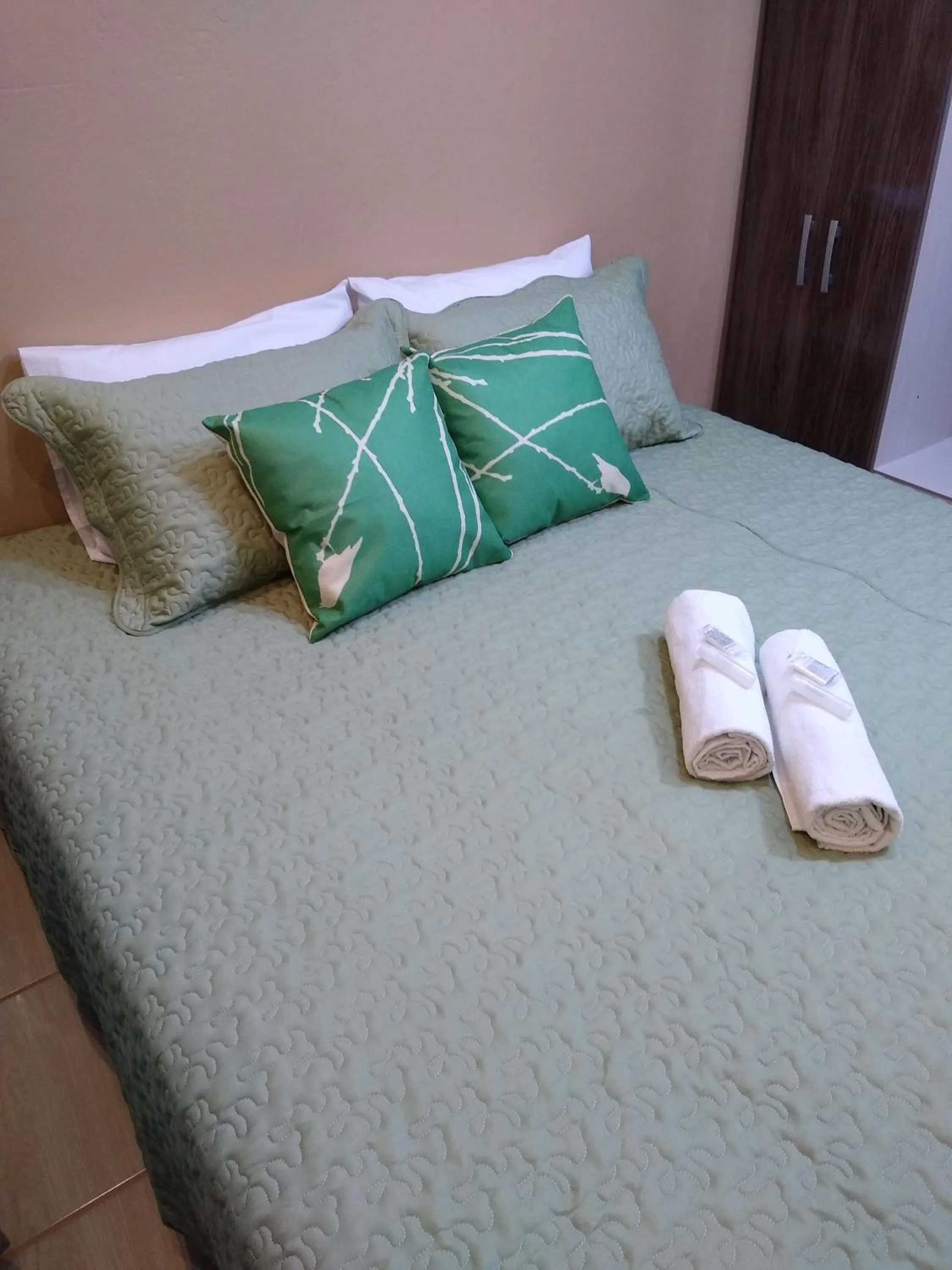 Bed in Pousada Vó Celina