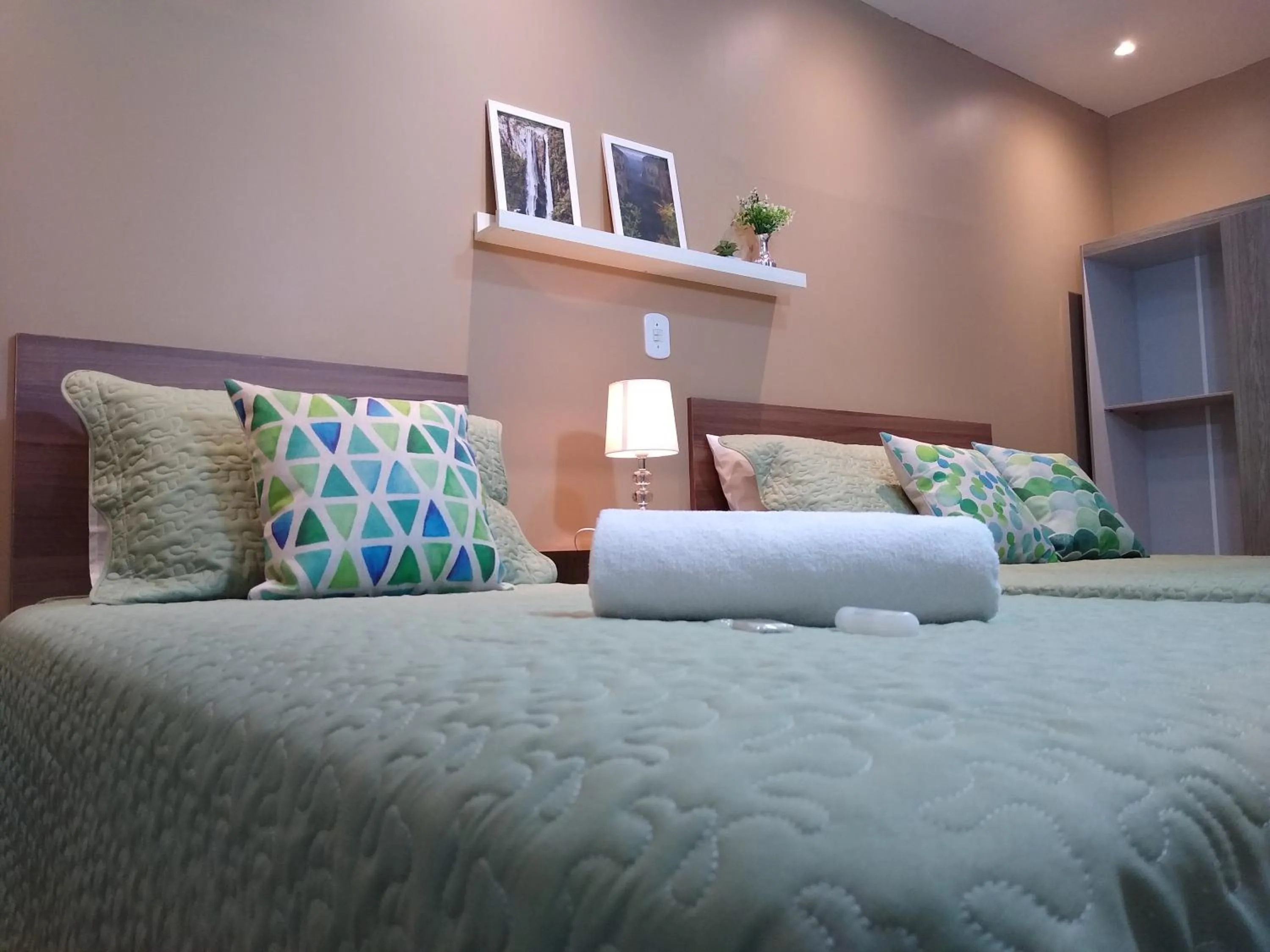 Bed in Pousada Vó Celina