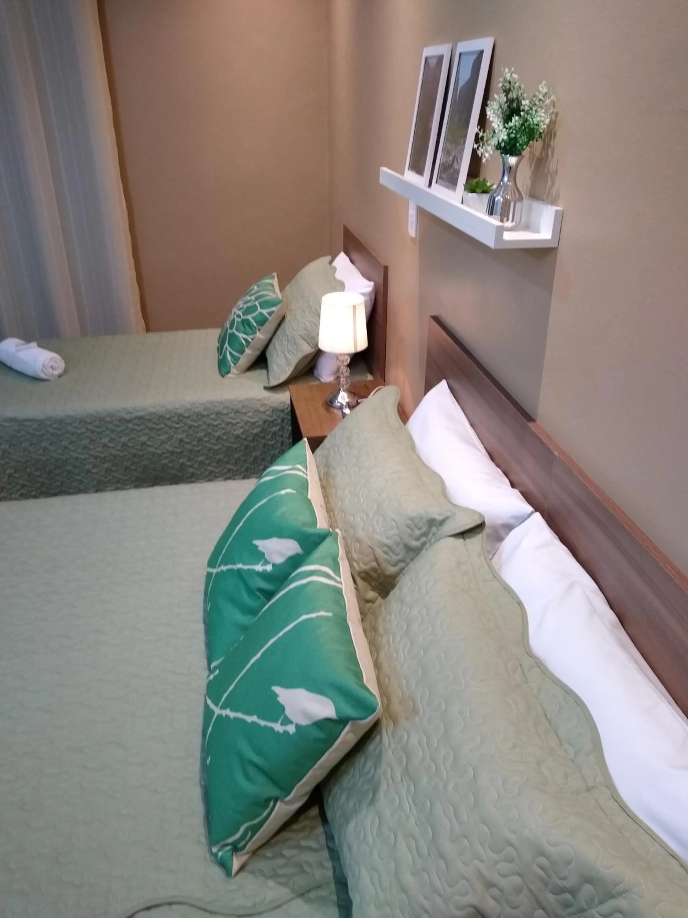 Decorative detail, Bed in Pousada Vó Celina