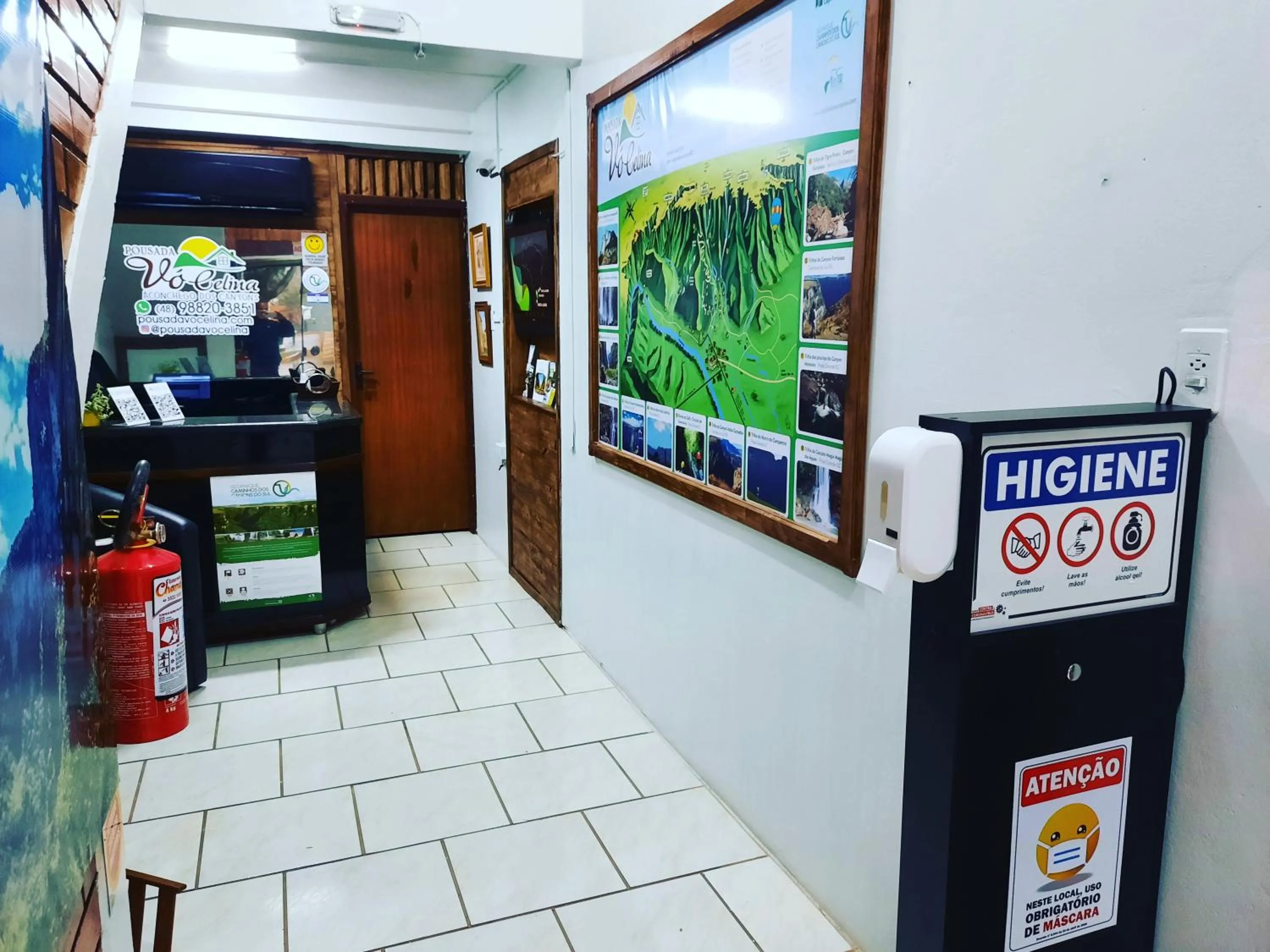 Lobby or reception in Pousada Vó Celina