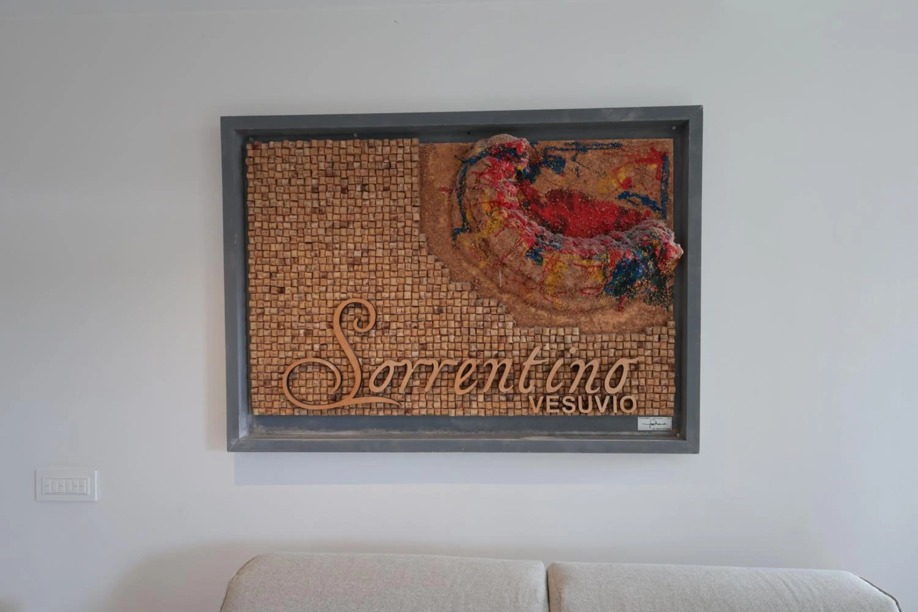 Decorative detail in Vesuvio Inn Bed & Wine Experience