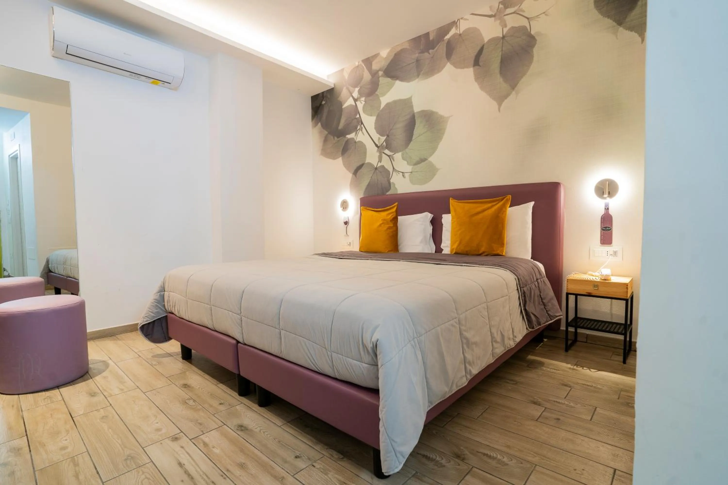 Bed in Vesuvio Inn Bed & Wine Experience