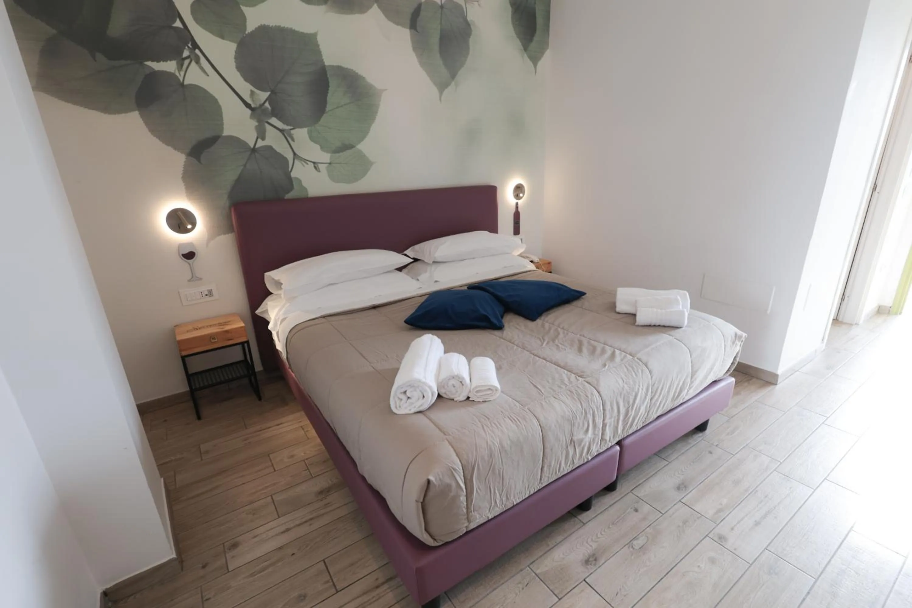 Bed in Vesuvio Inn Bed & Wine Experience