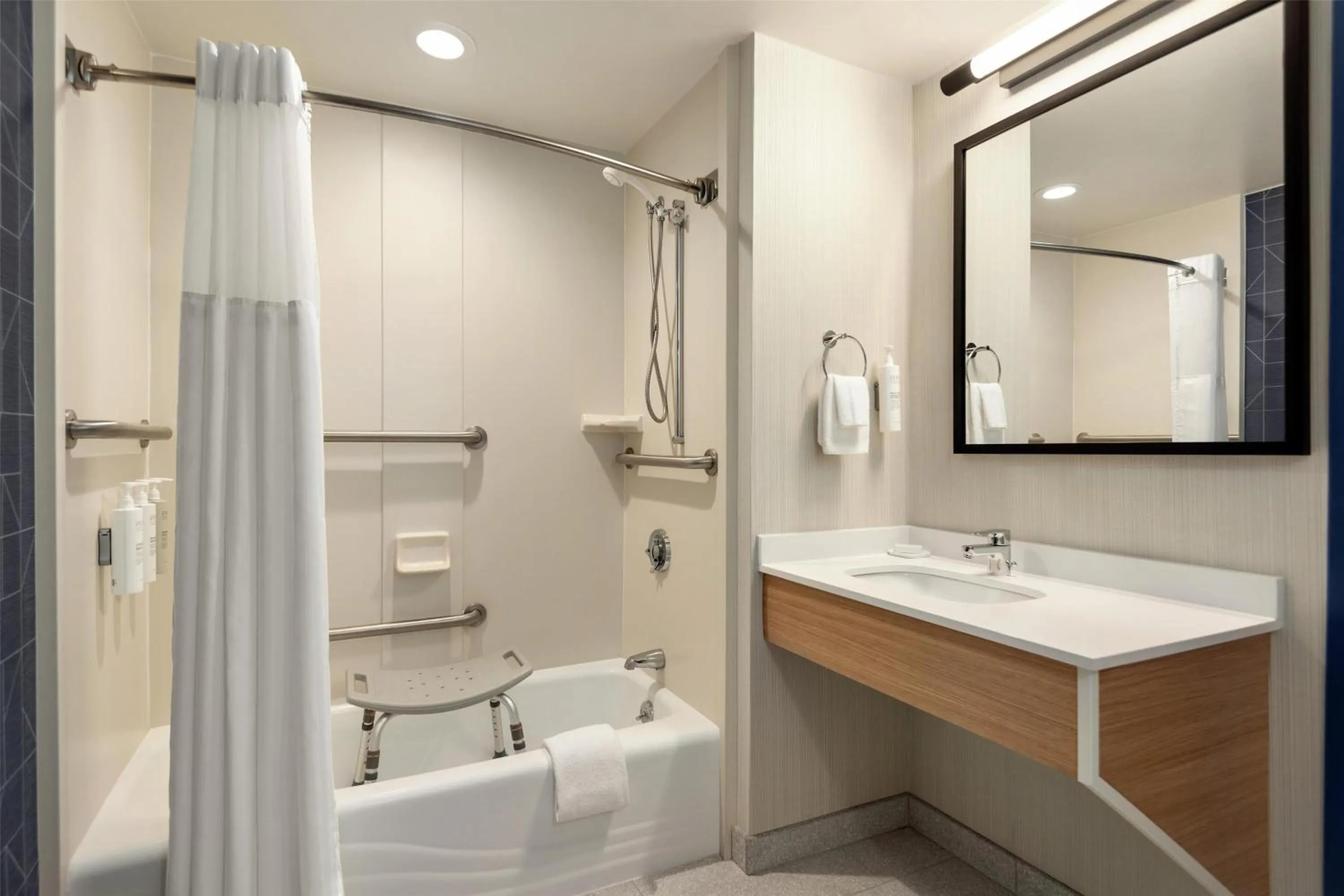 Bathroom in Spark by Hilton Woburn Boston