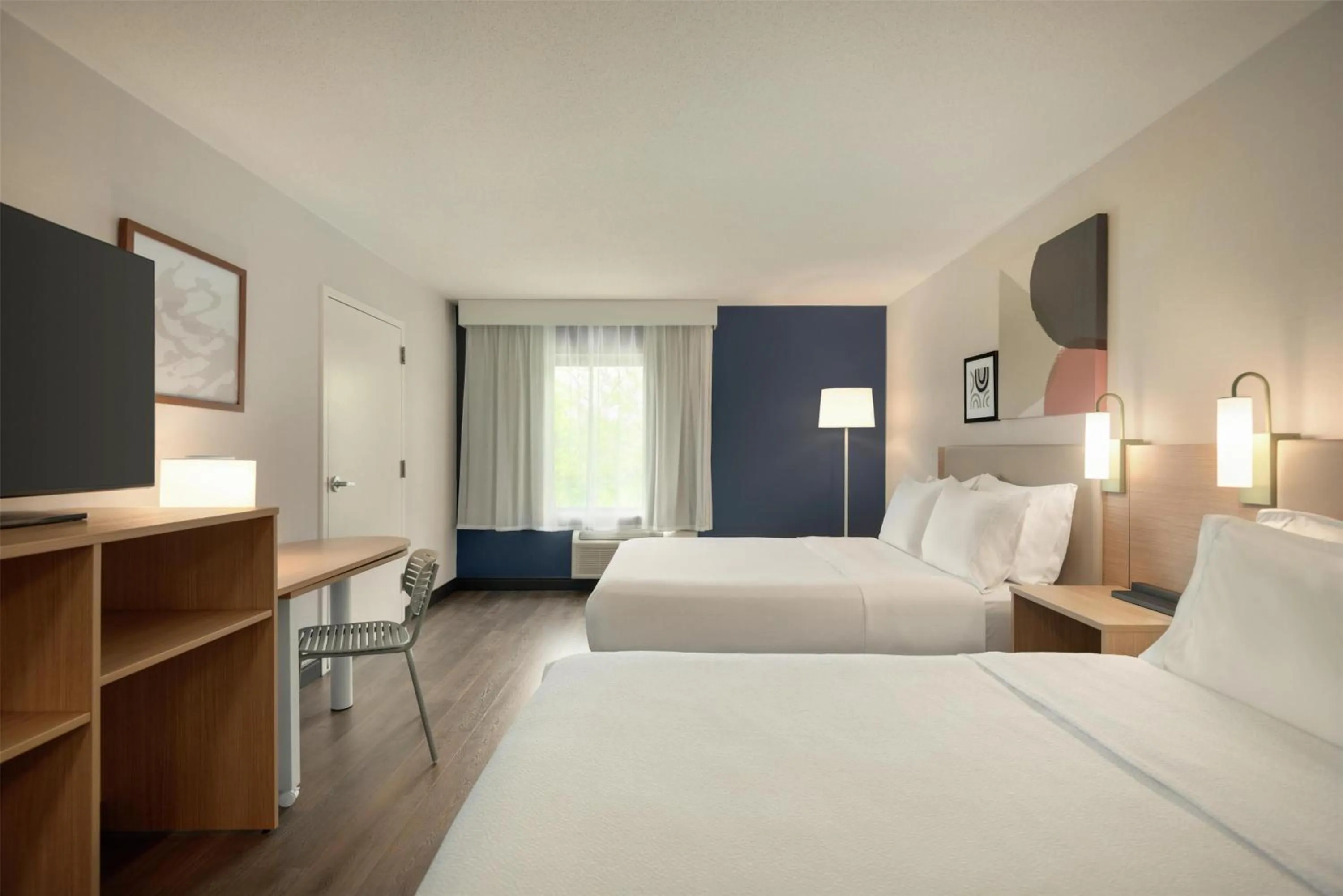 Bed in Spark by Hilton Woburn Boston