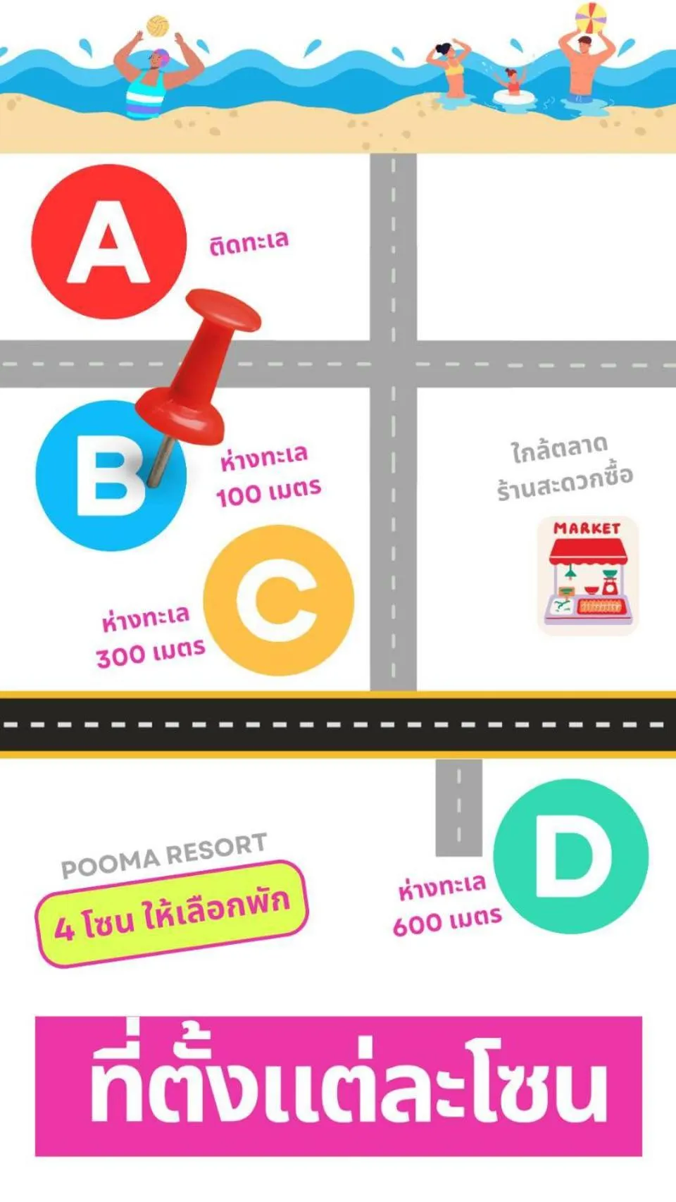 Floor plan in Pooma Resort