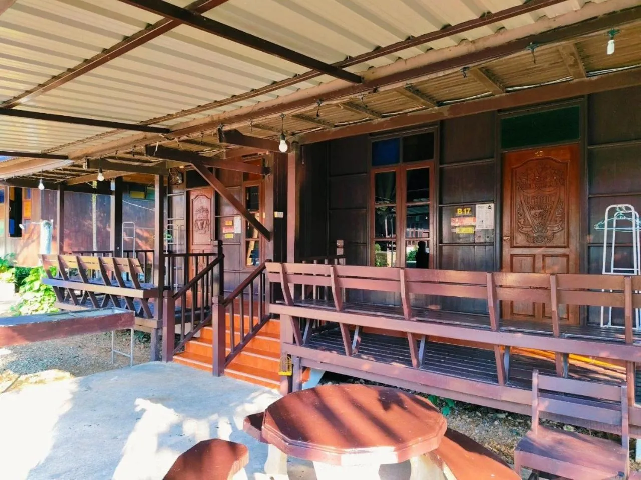 Patio in Pooma Resort