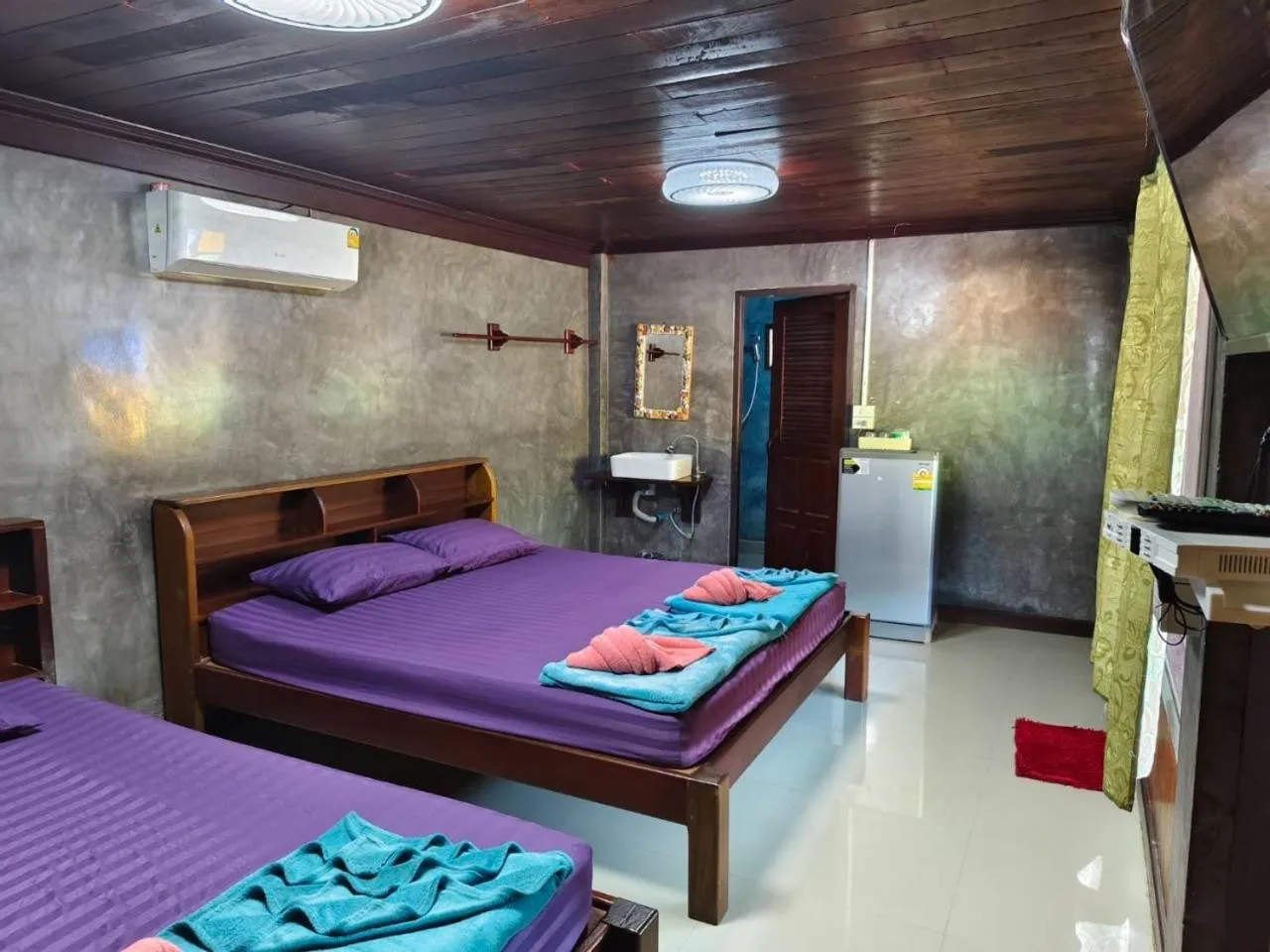 Bed in Pooma Resort
