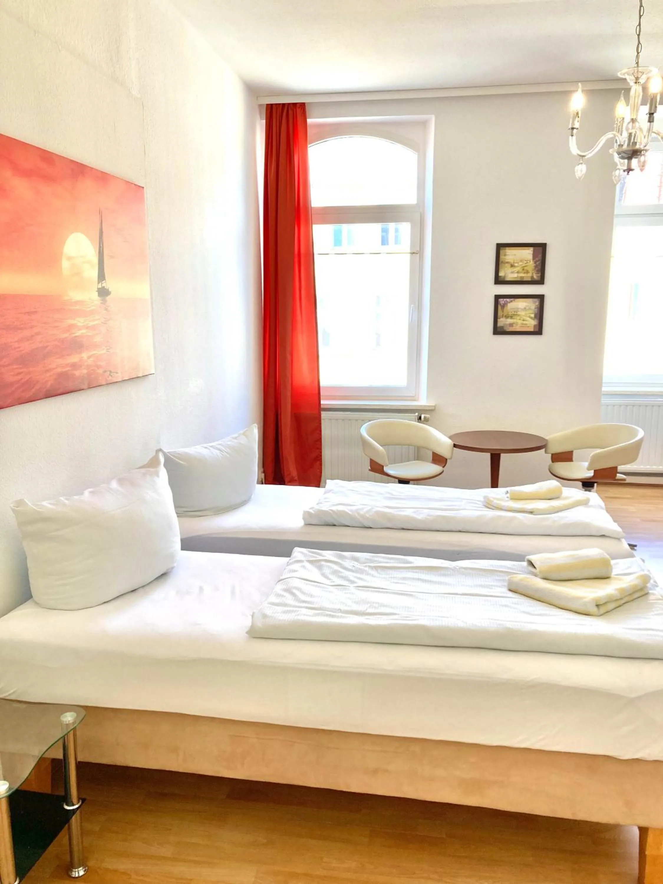 Bed in Mabri Apartments Plauen